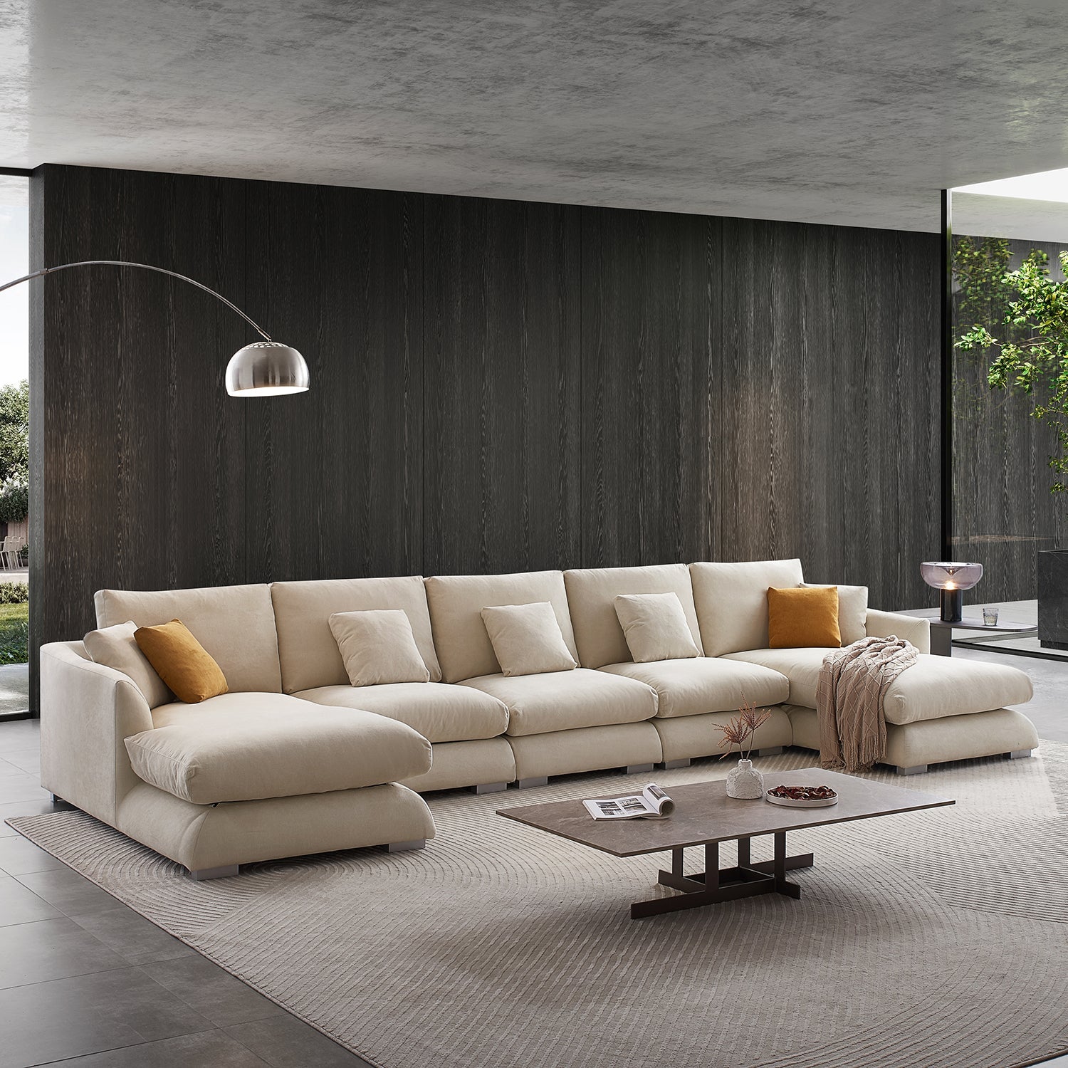 sectional - Feathers U - Sectional - MC - Mario Capasa