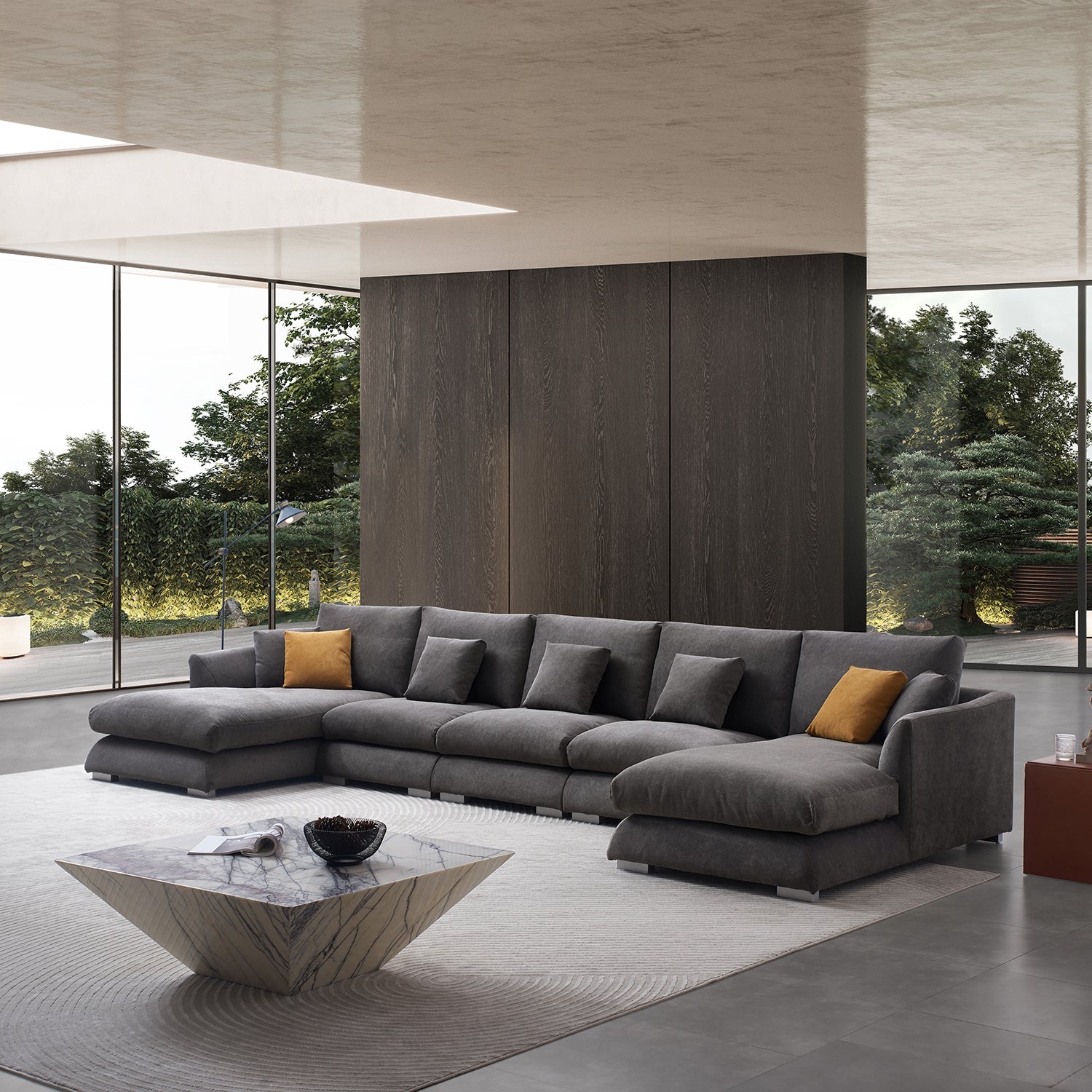sectional - Feathers U - Sectional - MC - Mario Capasa