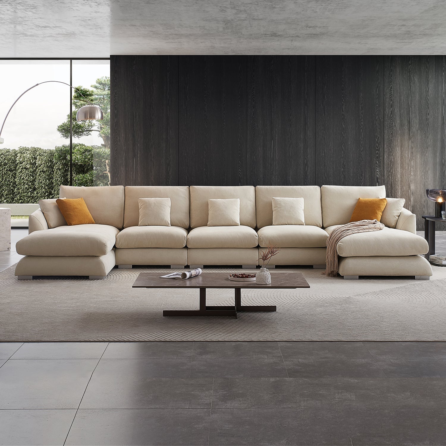sectional - Feathers U - Sectional - MC - Mario Capasa