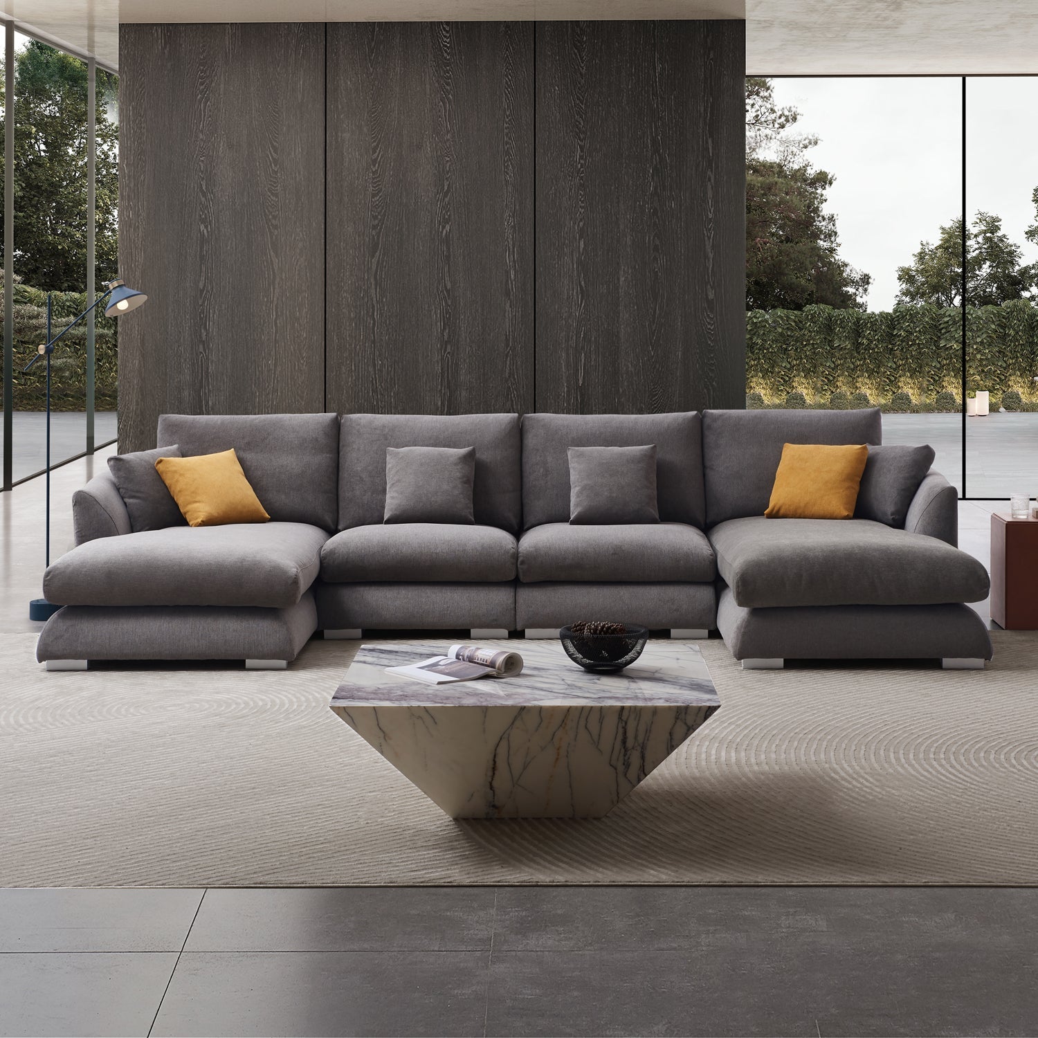 sectional - Feathers U - Sectional - MC - Mario Capasa