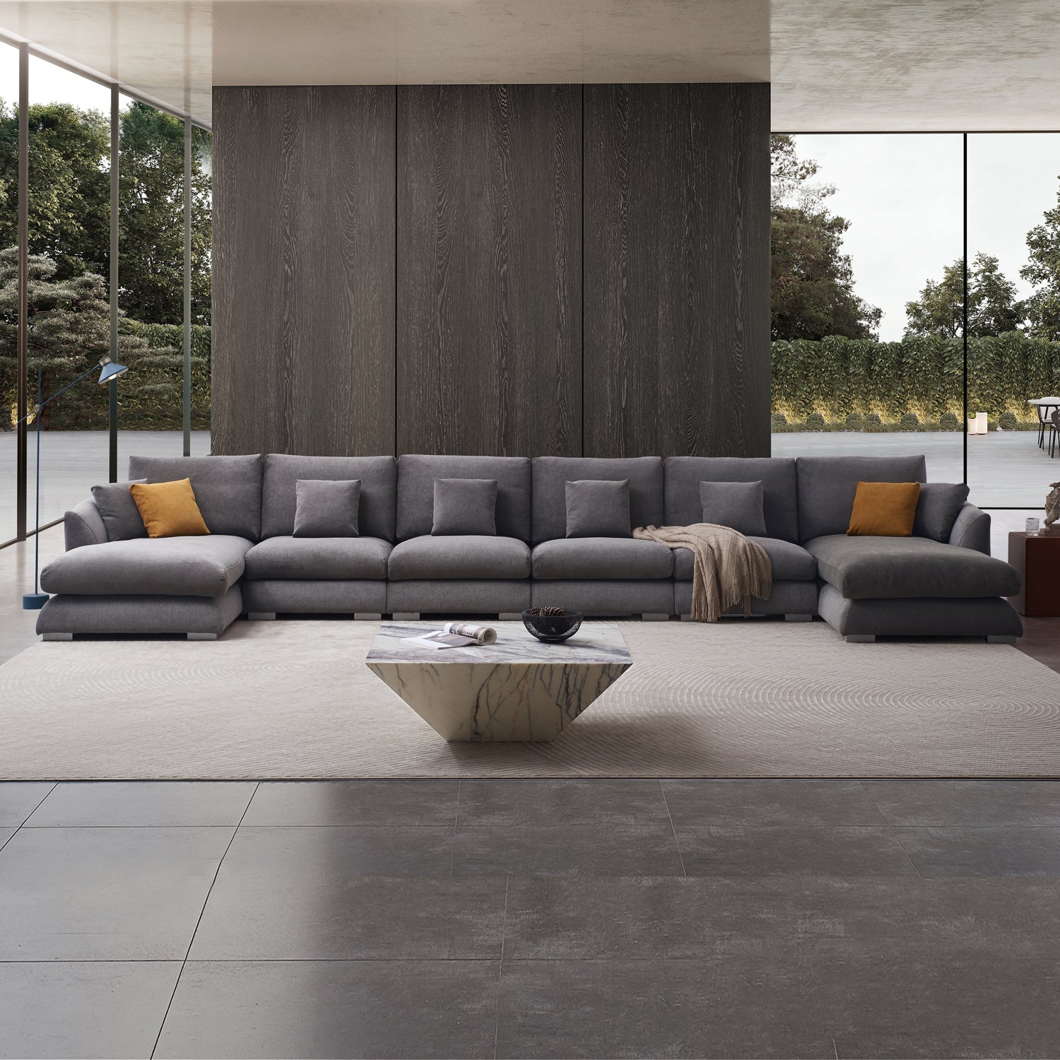 sectional - Feathers U - Sectional - MC - Mario Capasa