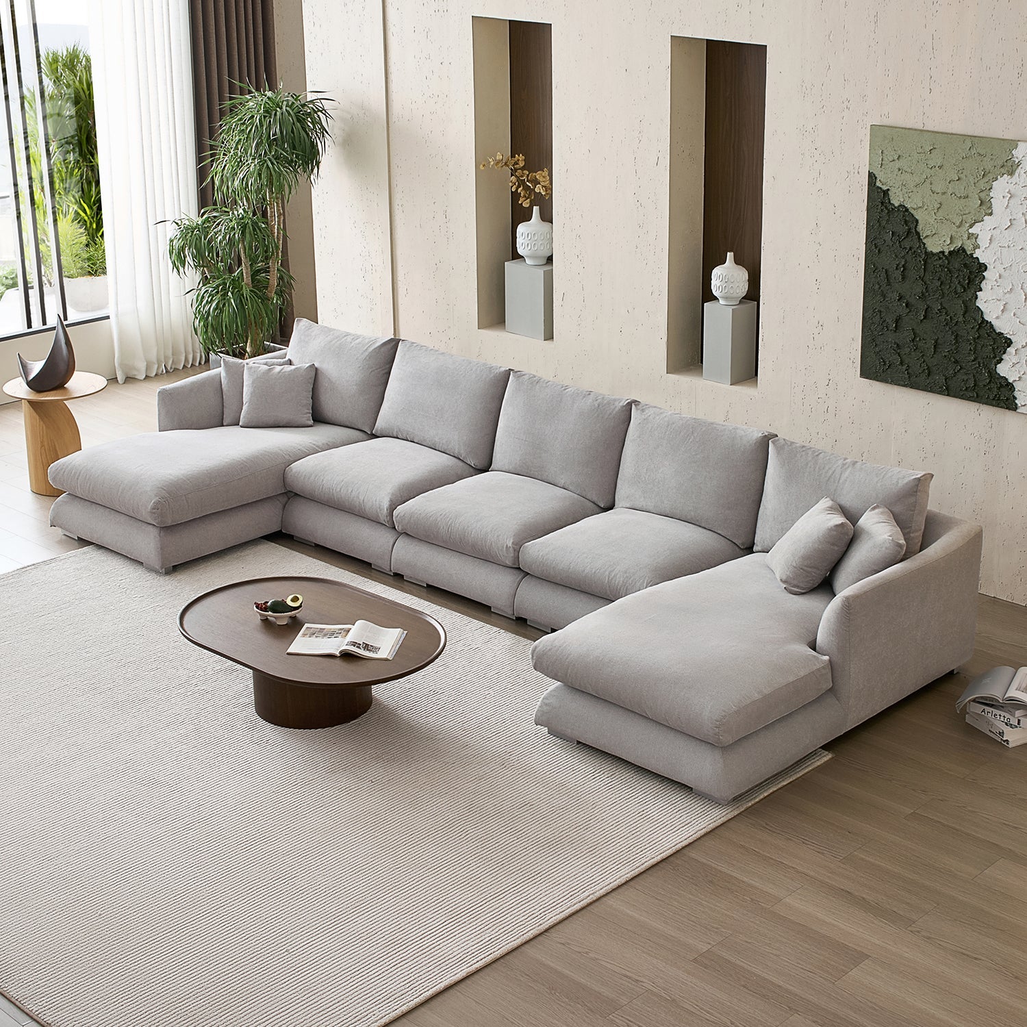 sectional - Feathers U - Sectional - MC - Mario Capasa