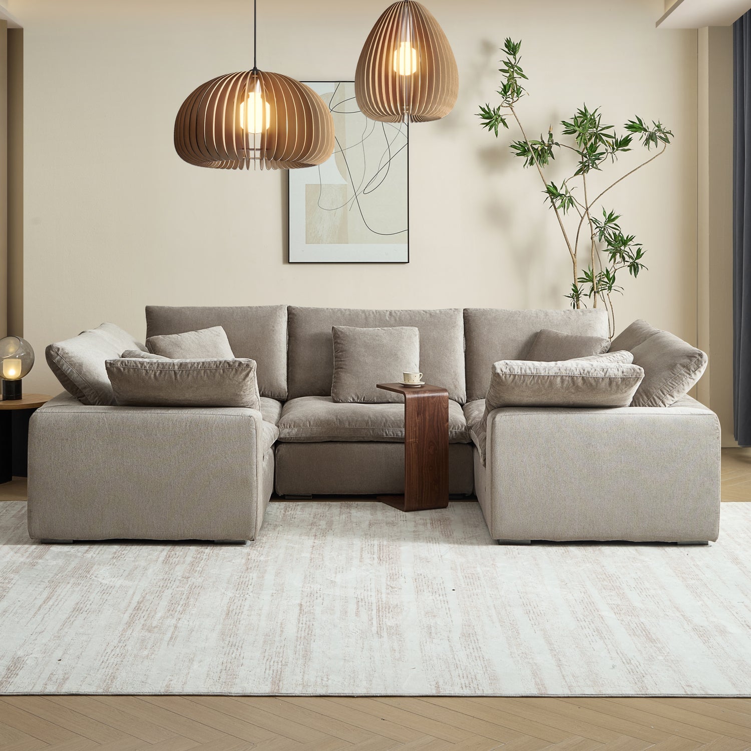 sectional - Tivoli Cloud U Closed Sectional - MC - Mario Capasa