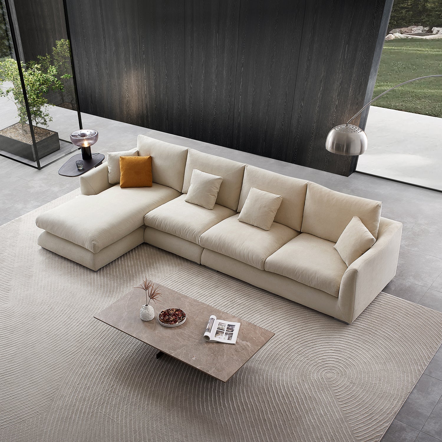 sectional - Feathers Sectional - MC - Mario Capasa