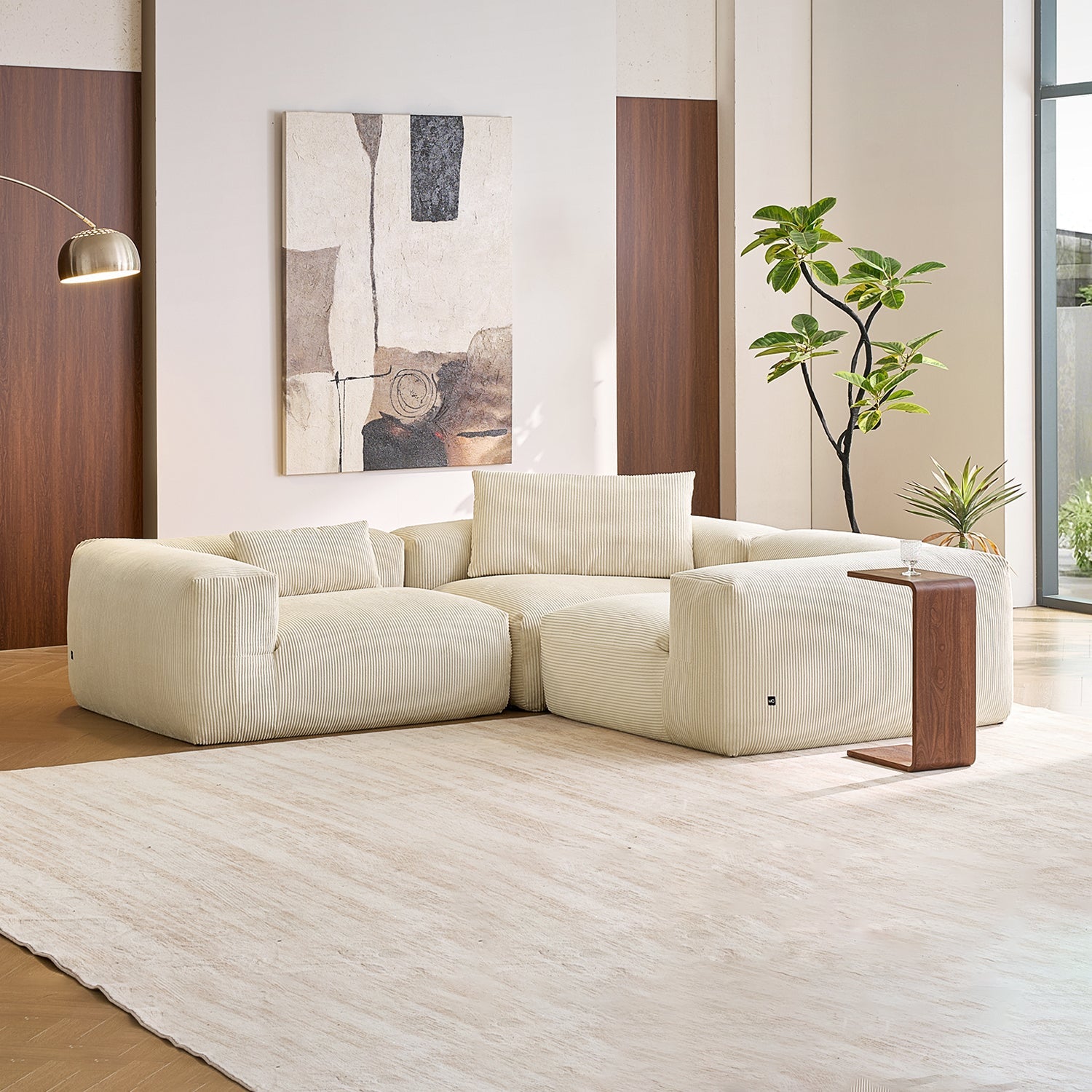 Modular Sofa - Mellow Closed L Sectional - MC - Mario Capasa