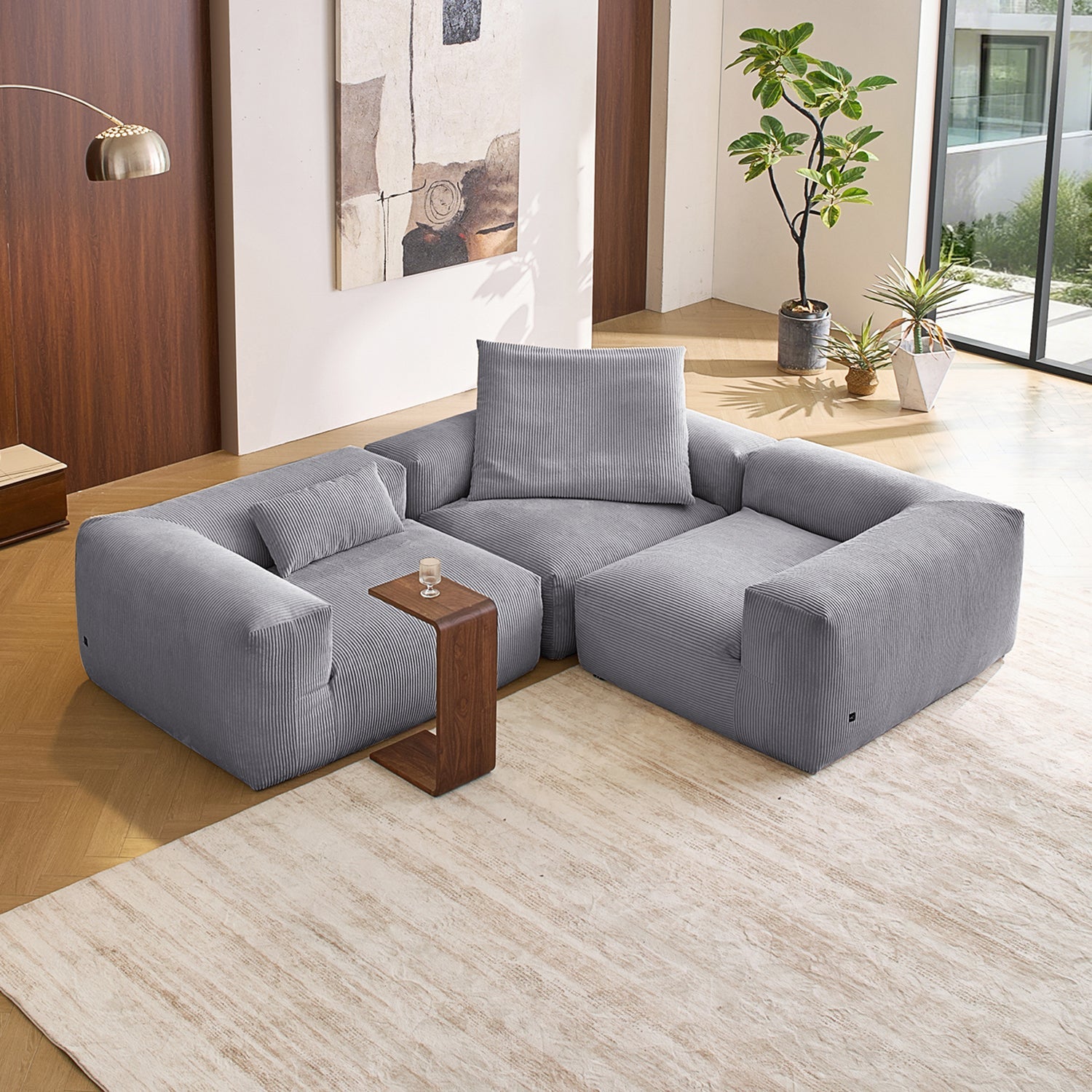 Modular Sofa - Mellow Closed L Sectional - MC - Mario Capasa