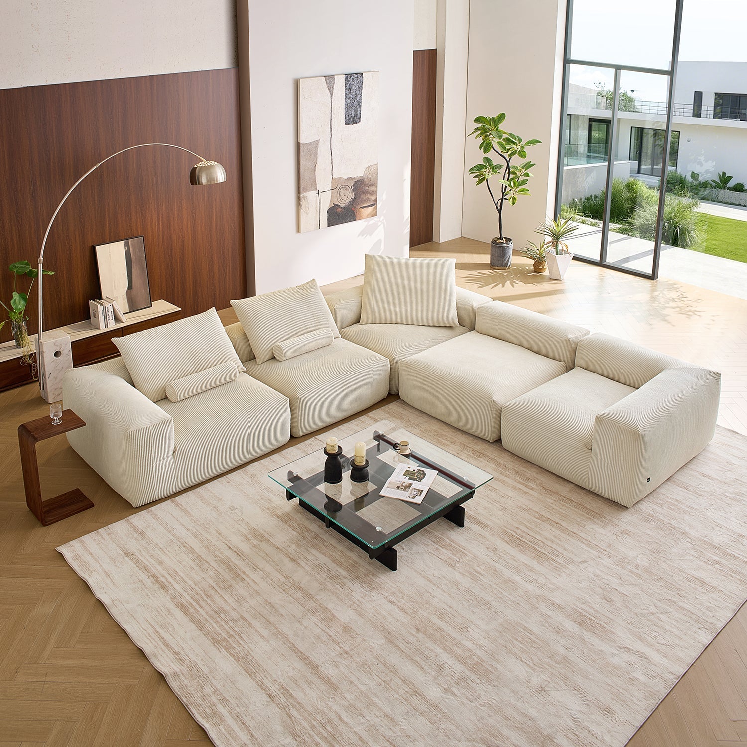 Modular Sofa - Mellow Closed L Sectional - MC - Mario Capasa