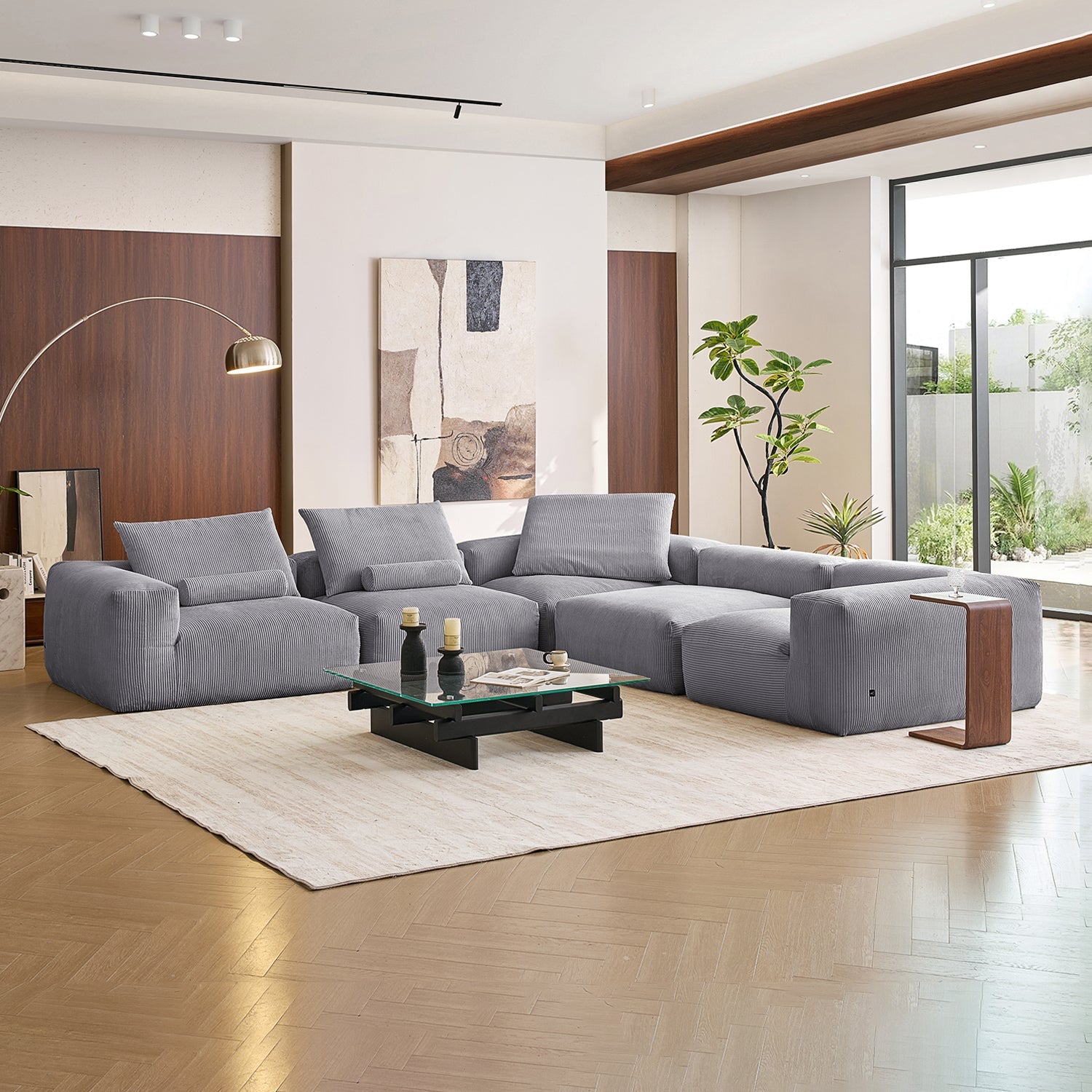 Modular Sofa - Mellow Closed L Sectional - MC - Mario Capasa