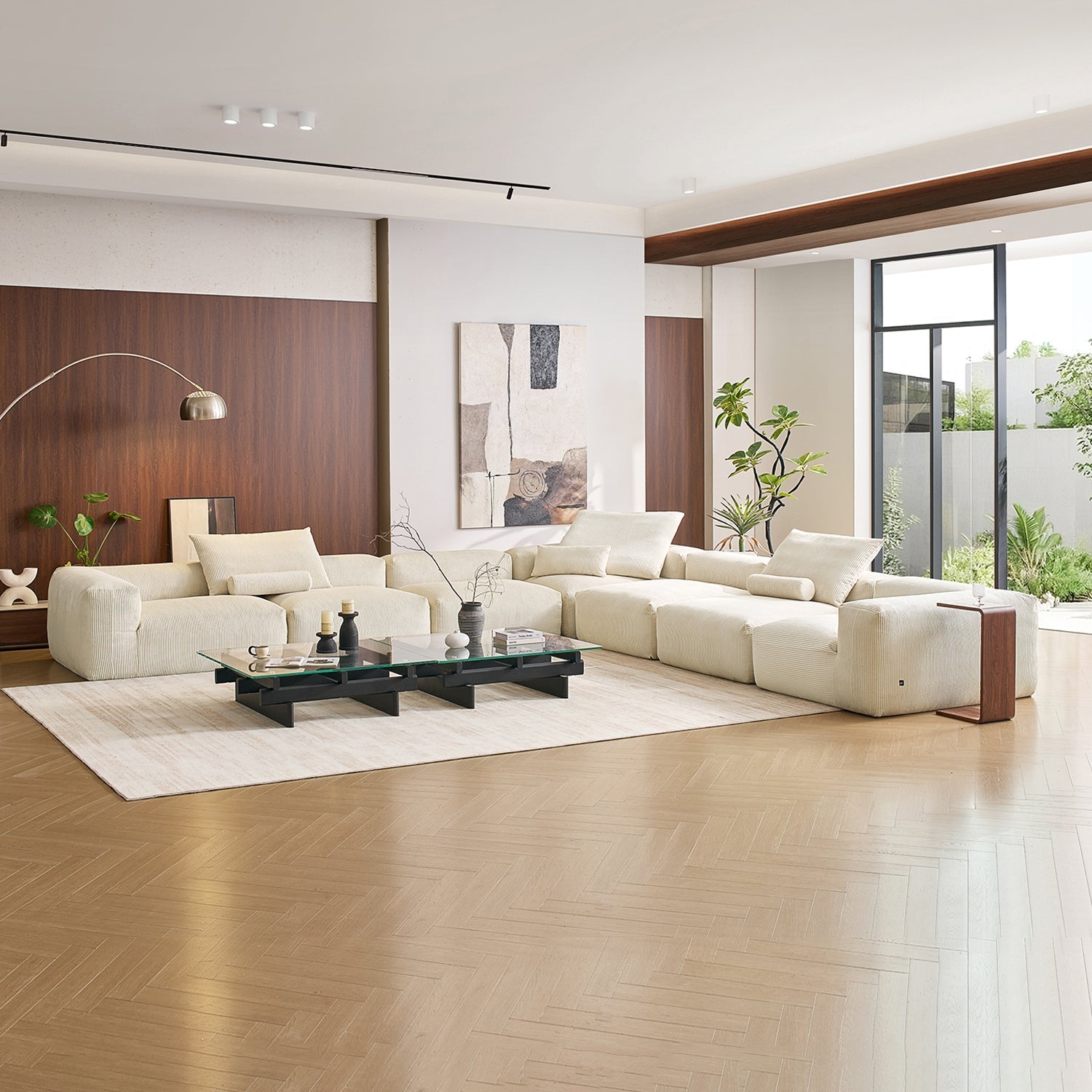Modular Sofa - Mellow Closed L Sectional - MC - Mario Capasa