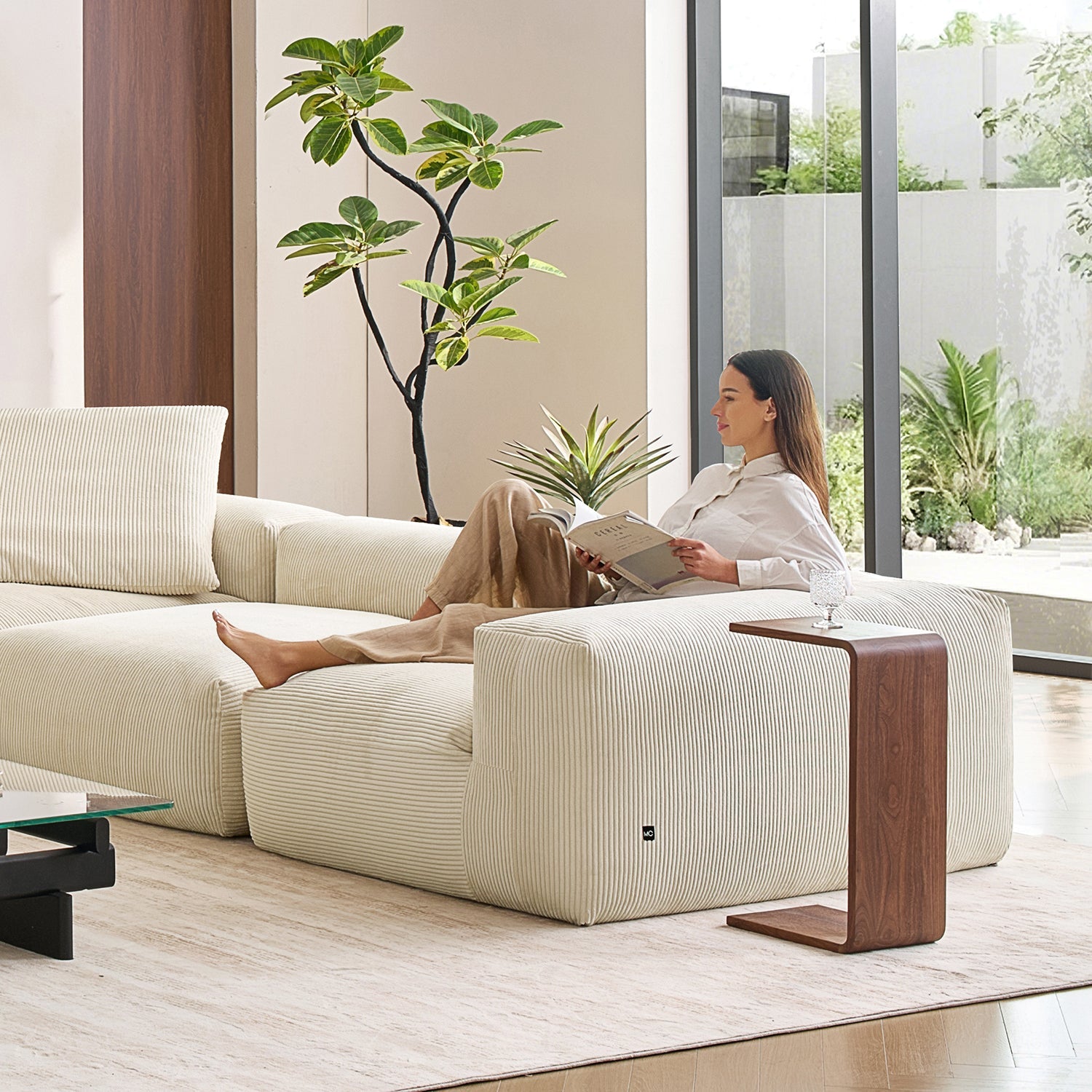 Modular Sofa - Mellow Closed L Sectional - MC - Mario Capasa