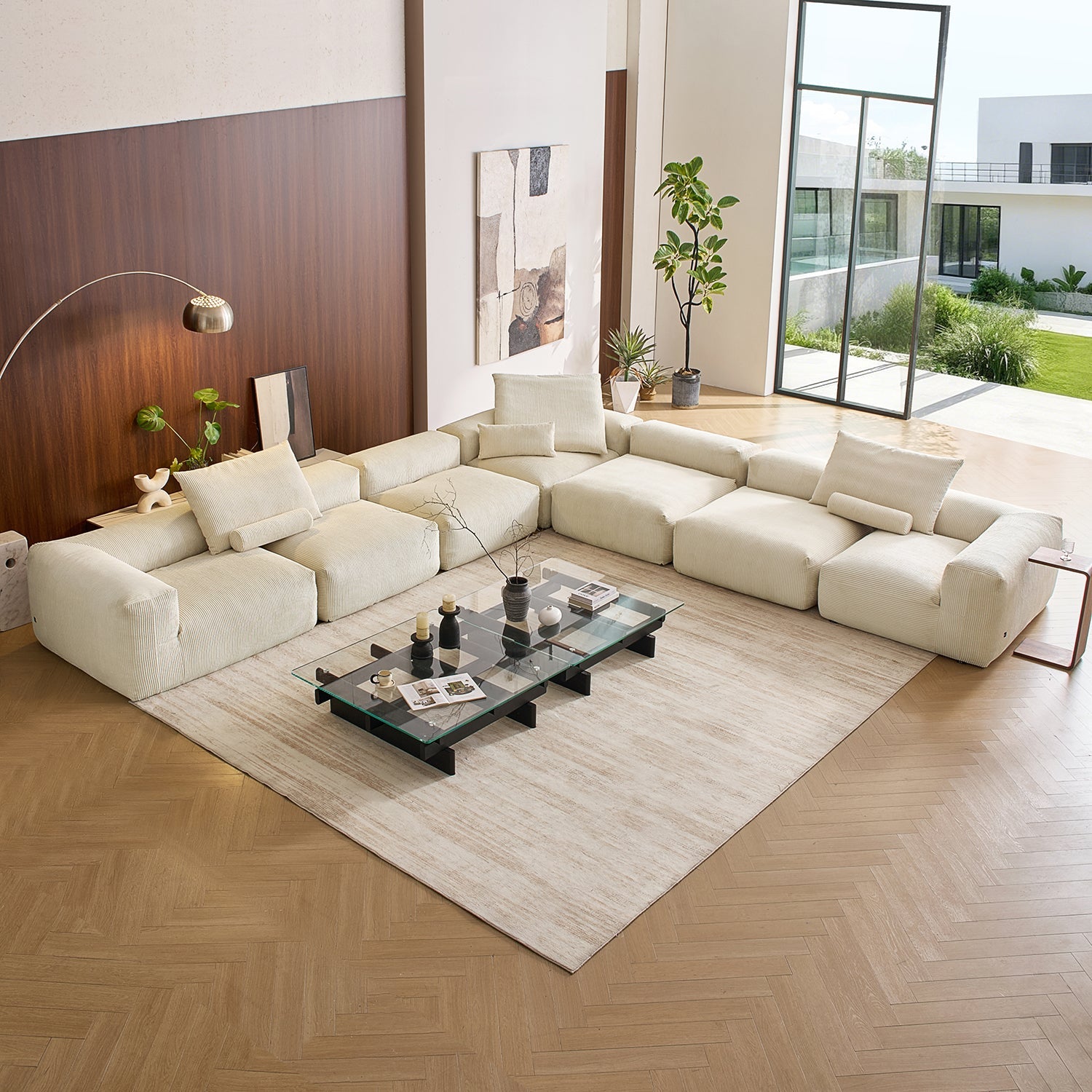 Modular Sofa - Mellow Closed L Sectional - MC - Mario Capasa