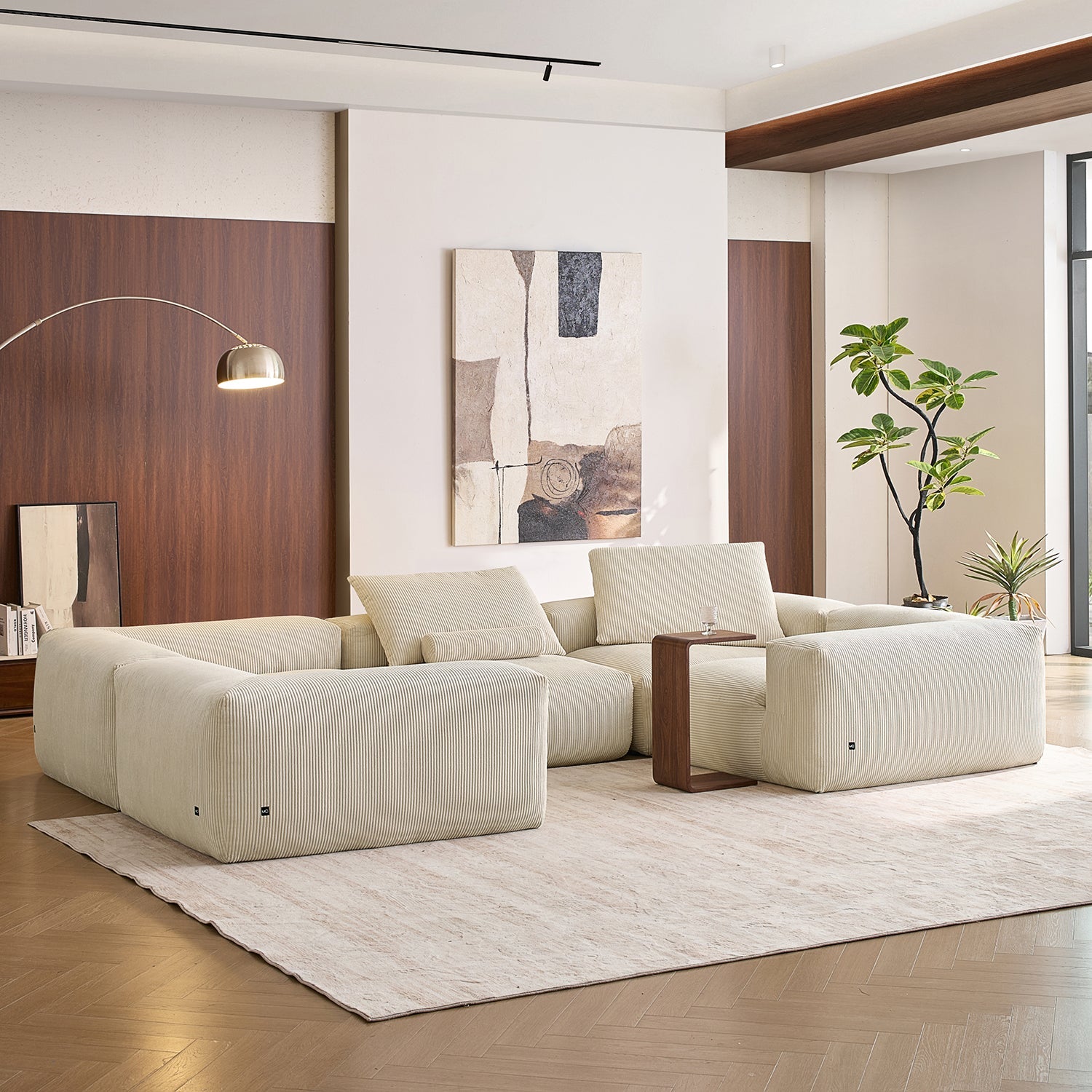 Modular Sofa - Mellow Closed U Sectional - MC - Mario Capasa