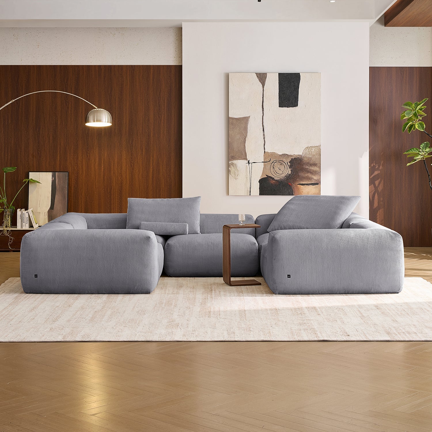 Modular Sofa - Mellow Closed U Sectional - MC - Mario Capasa