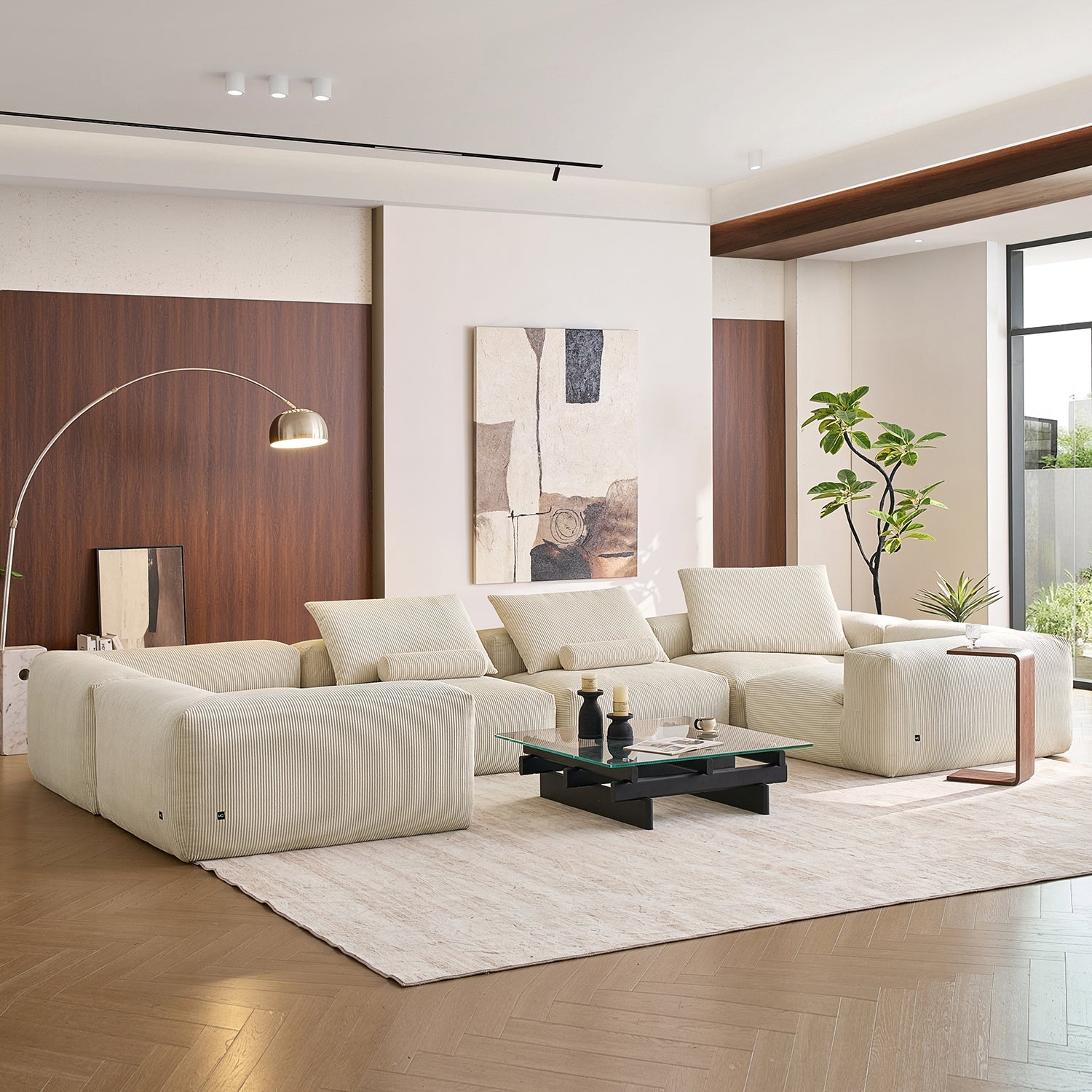 Modular Sofa - Mellow Closed U Sectional - MC - Mario Capasa