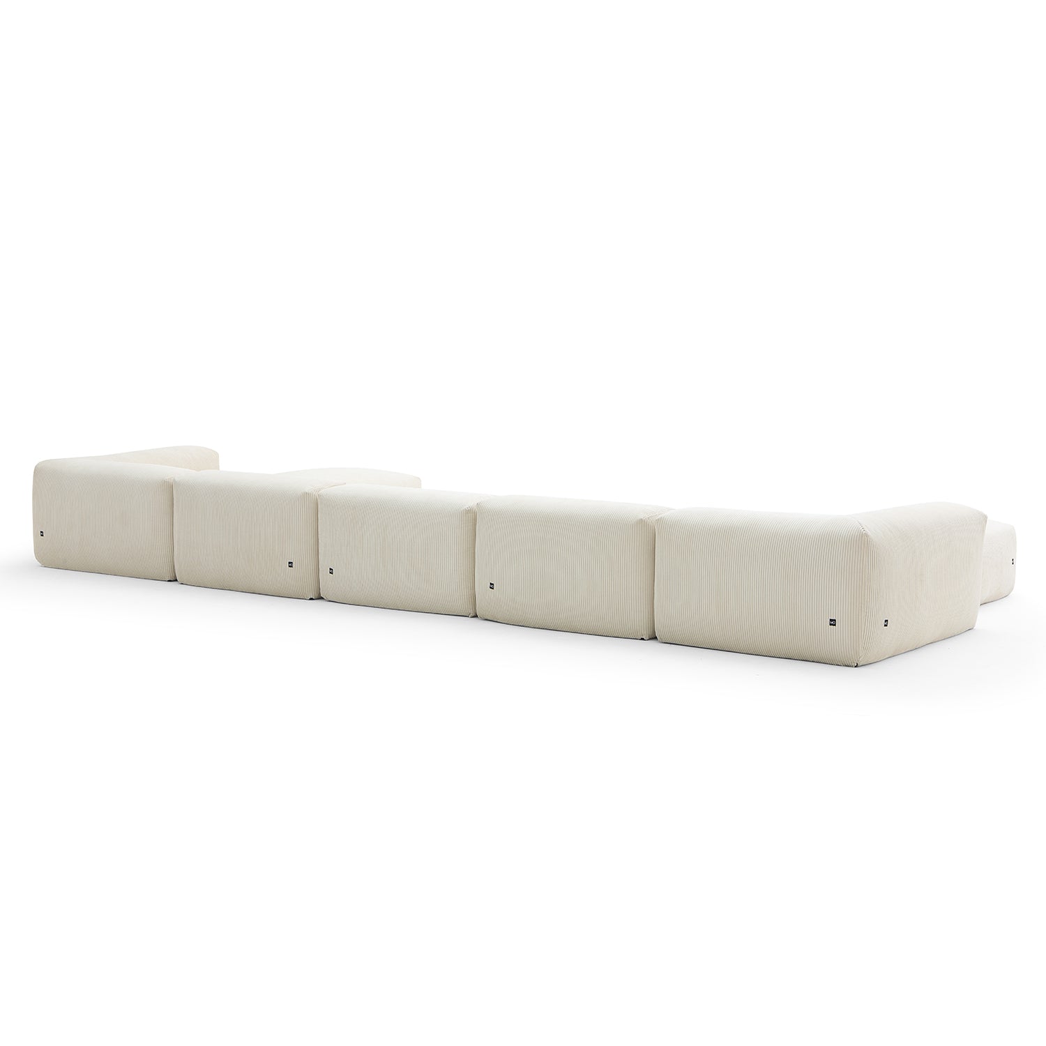Modular Sofa - Mellow Extra Deep U Sectional with Ottoman - MC - Mario Capasa
