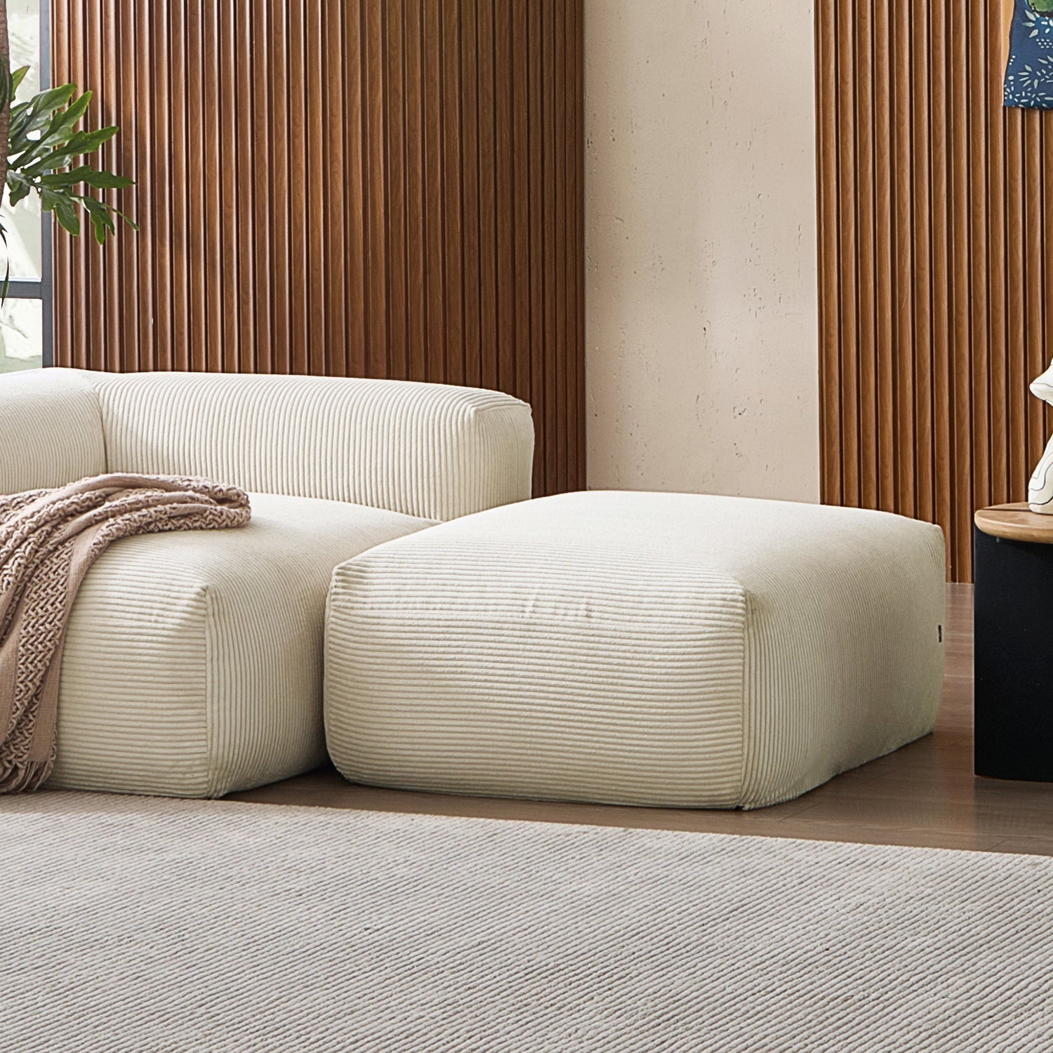 Modular Sofa - Mellow Half - Closed Sectional with Ottoman - MC - Mario Capasa