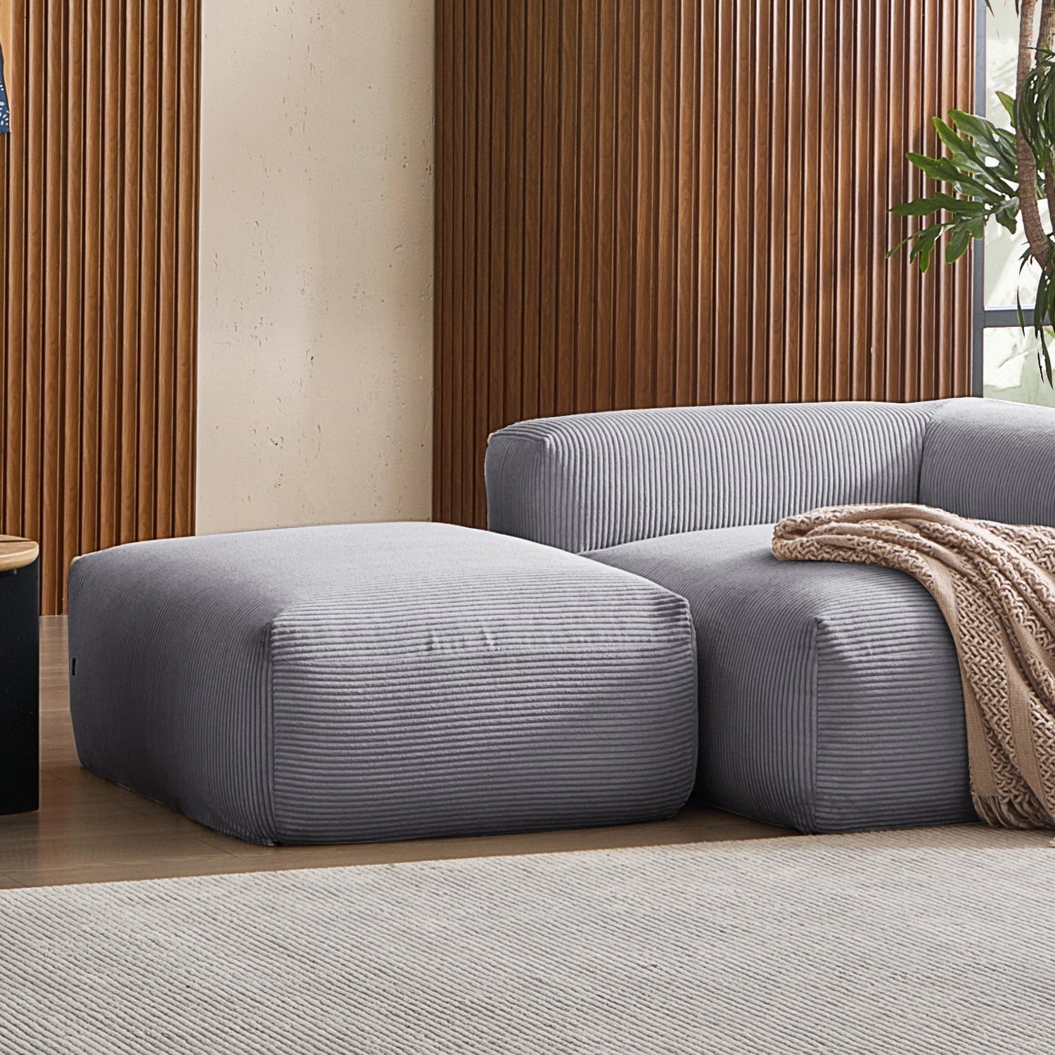 Modular Sofa - Mellow Half - Closed Sectional with Ottoman - MC - Mario Capasa