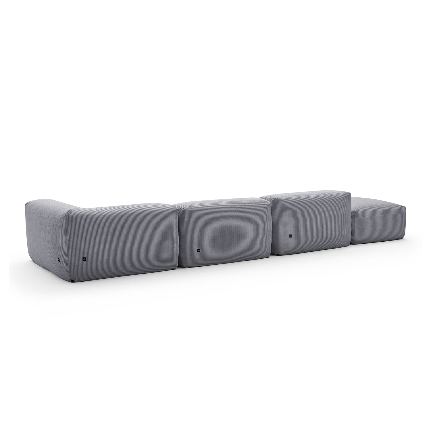 Modular Sofa - Mellow Half - Closed Sectional with Ottoman - MC - Mario Capasa