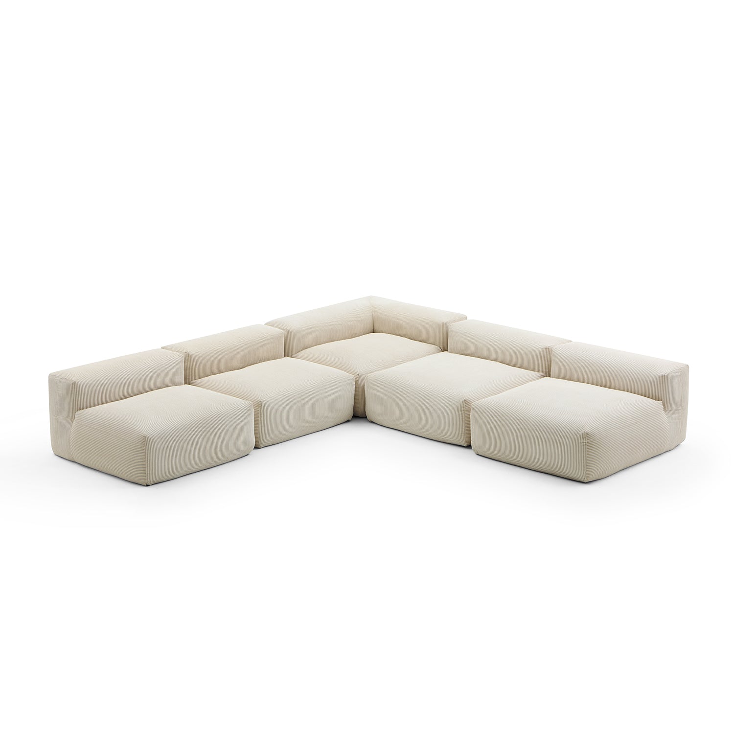 Modular Sofa - Mellow Open L Sectional - MC - Mario Capasa