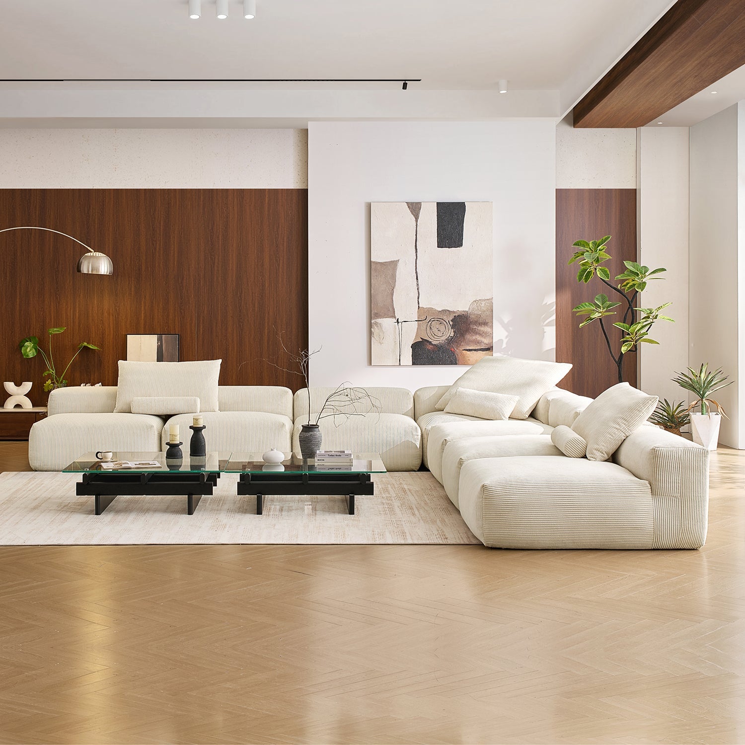 Modular Sofa - Mellow Open L Sectional - MC - Mario Capasa