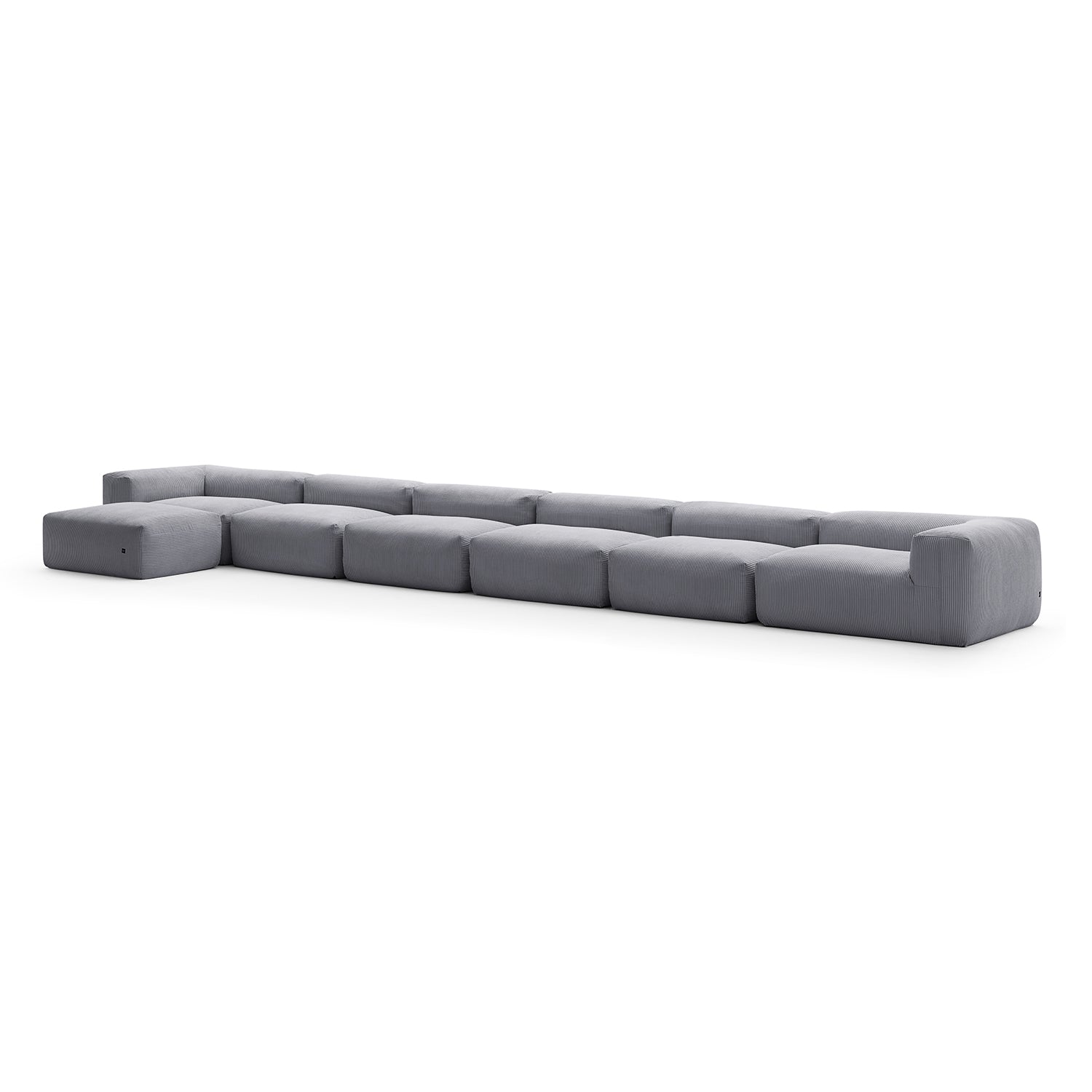 Modular Sofa - Mellow Sectional with Ottoman - MC - Mario Capasa