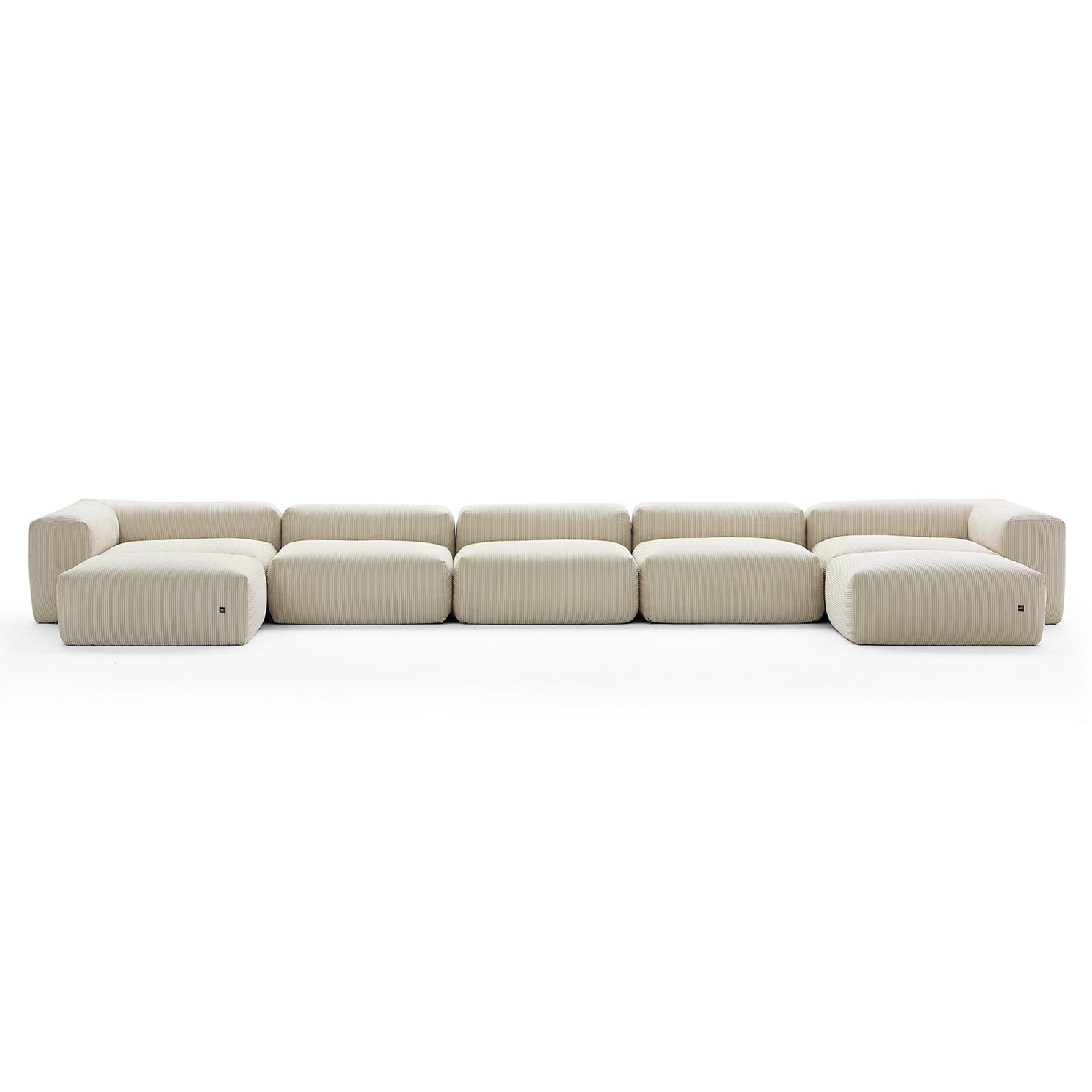 Modular Sofa - Mellow U Sectional with Ottoman - MC - Mario Capasa