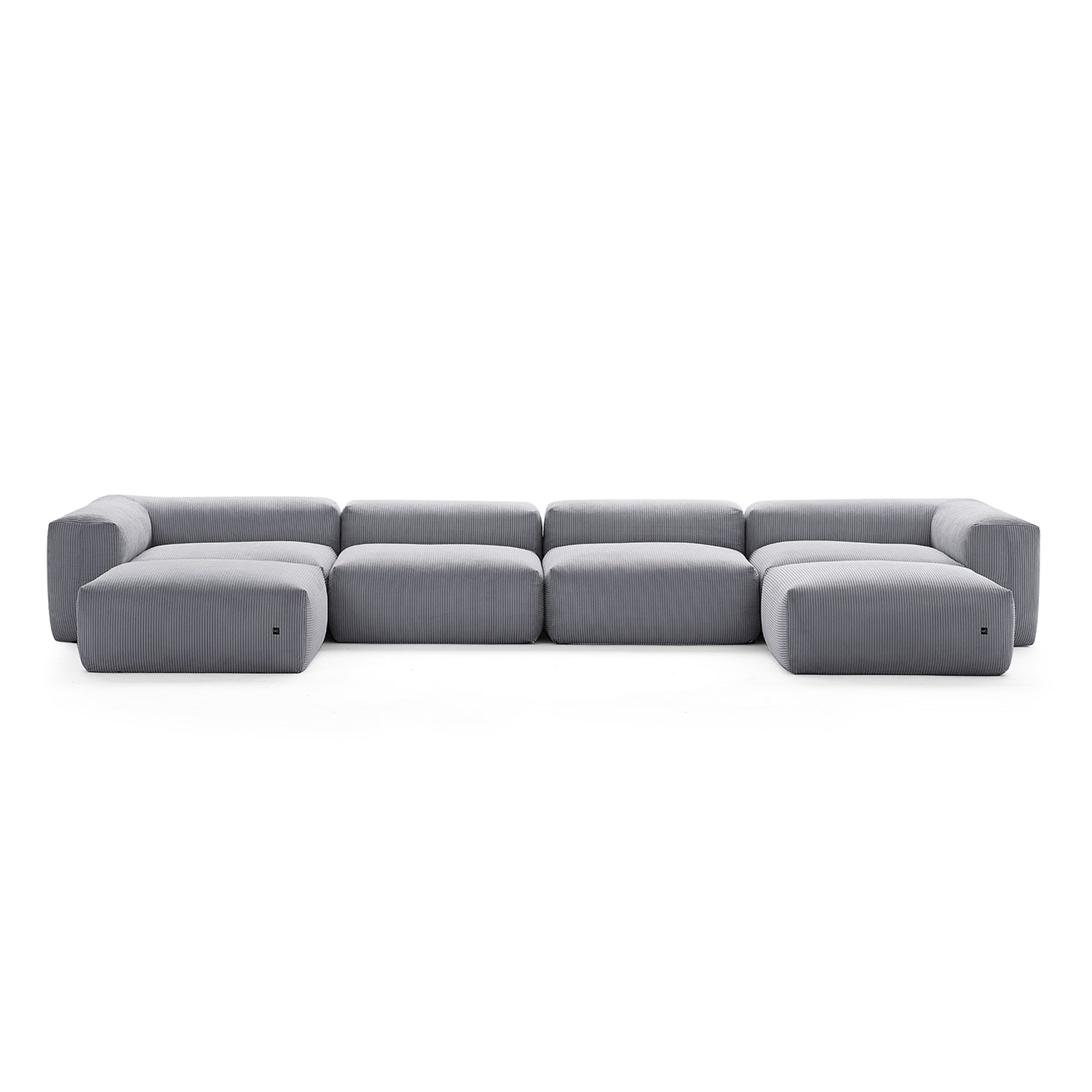 Modular Sofa - Mellow U Sectional with Ottoman - MC - Mario Capasa
