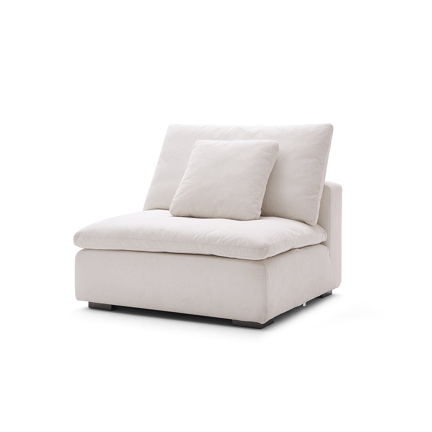 Modular - Tivoli Cloud Couch Armless Modular Seat - MC - Mario Capasa