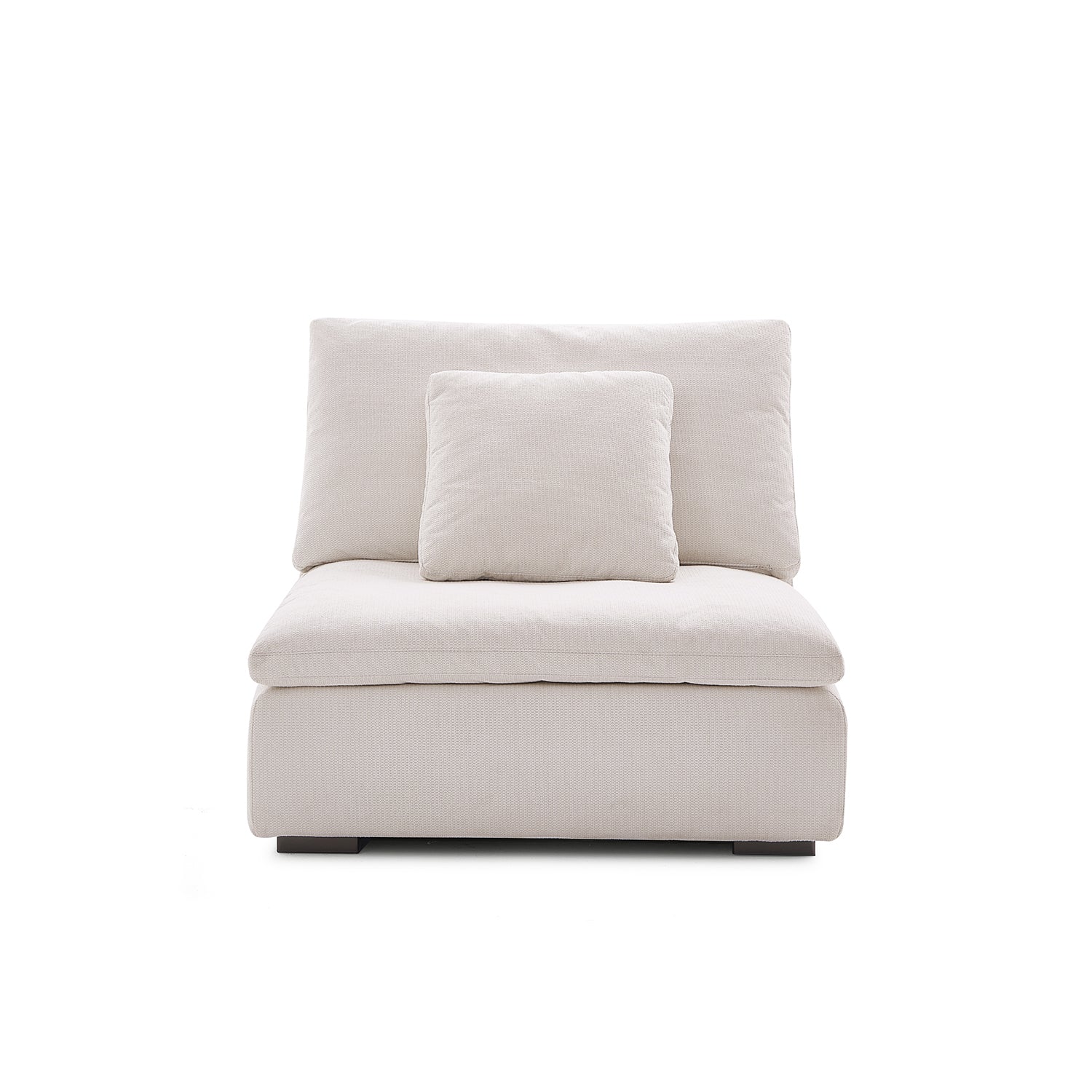 Modular - Tivoli Cloud Couch Armless Modular Seat - MC - Mario Capasa