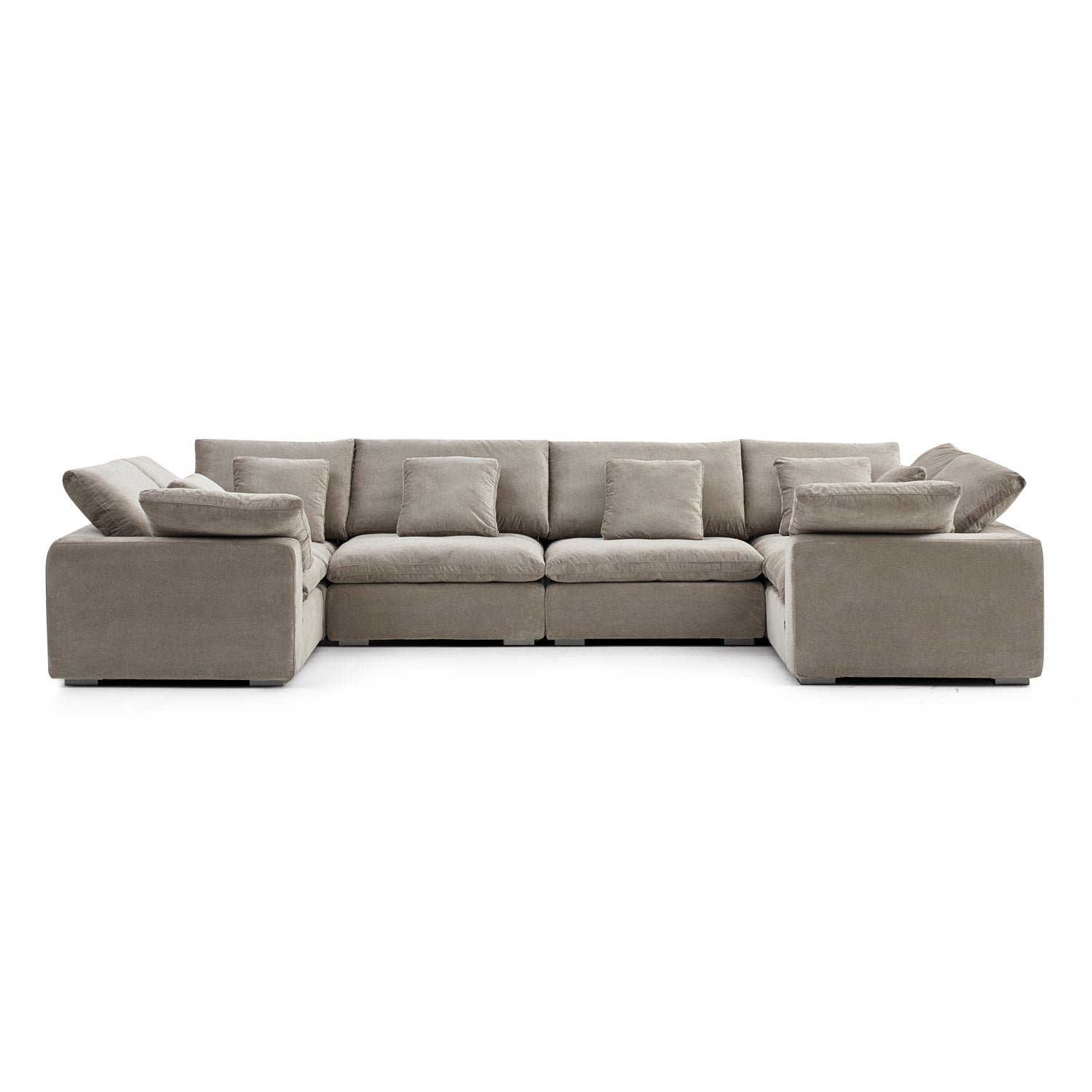 sectional - Tivoli Cloud U Closed Sectional - MC - Mario Capasa