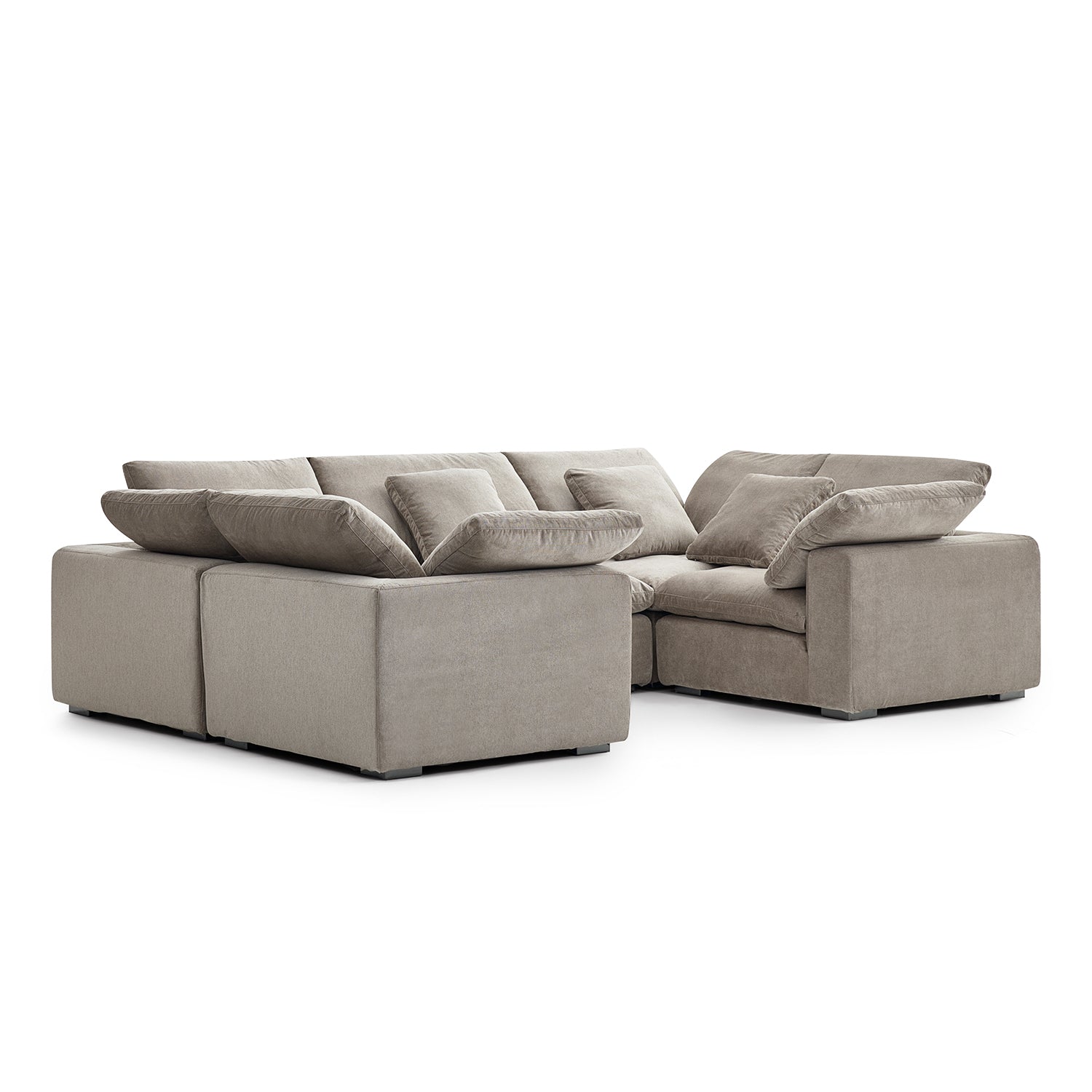sectional - Tivoli Cloud U Closed Sectional - MC - Mario Capasa