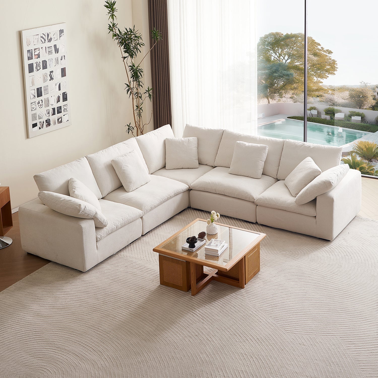 sectional - Tivoli Cloud L Sectional - MC - Mario Capasa