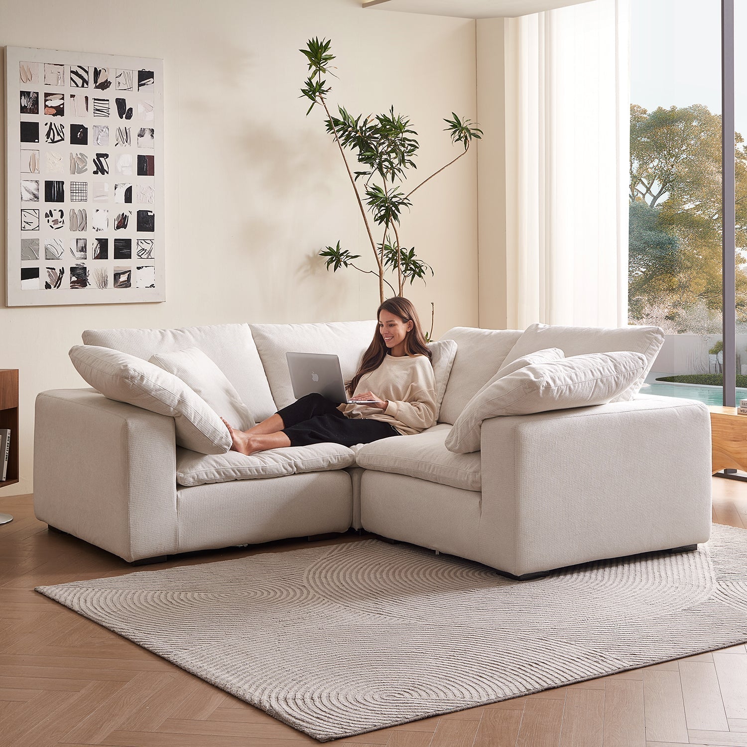 sectional - Tivoli Cloud L Sectional - MC - Mario Capasa