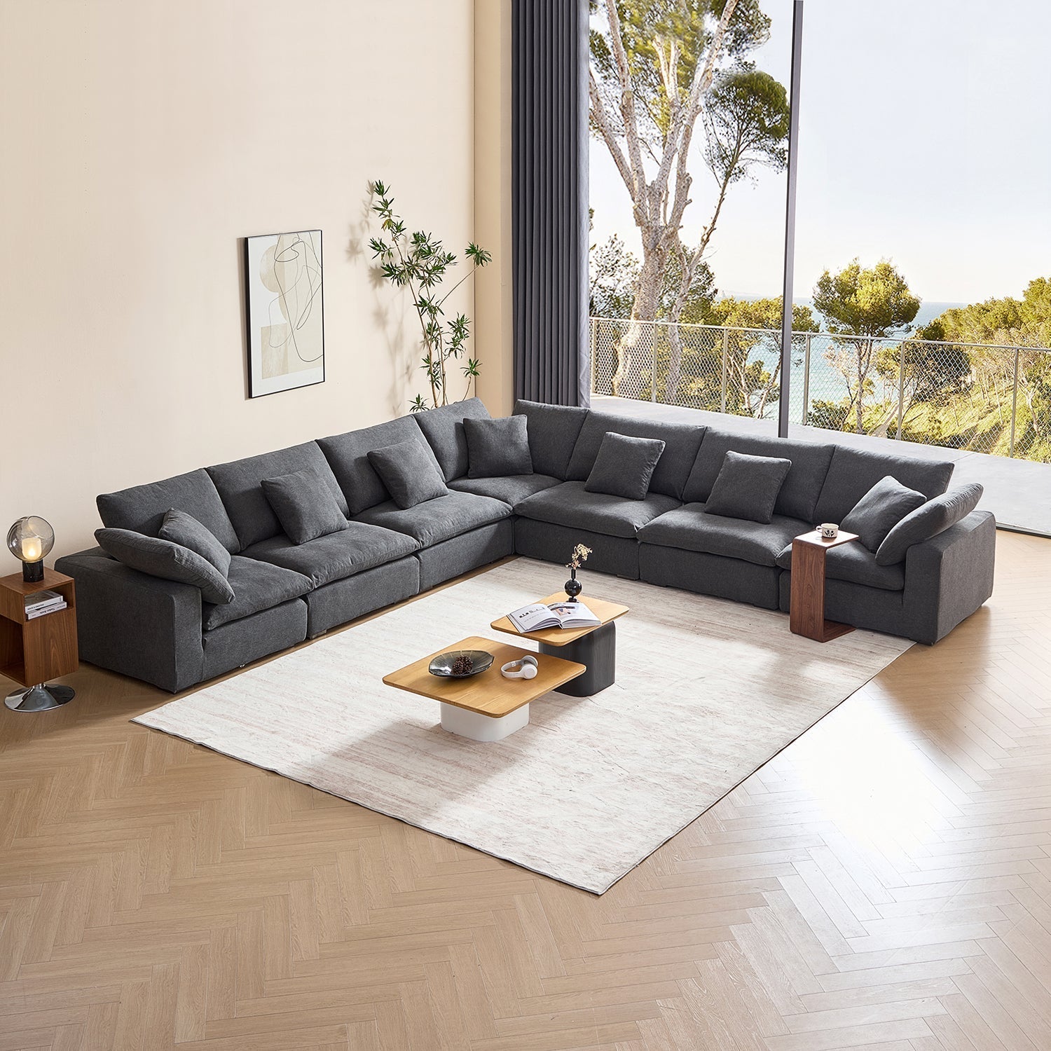 sectional - Tivoli Cloud L Sectional - MC - Mario Capasa