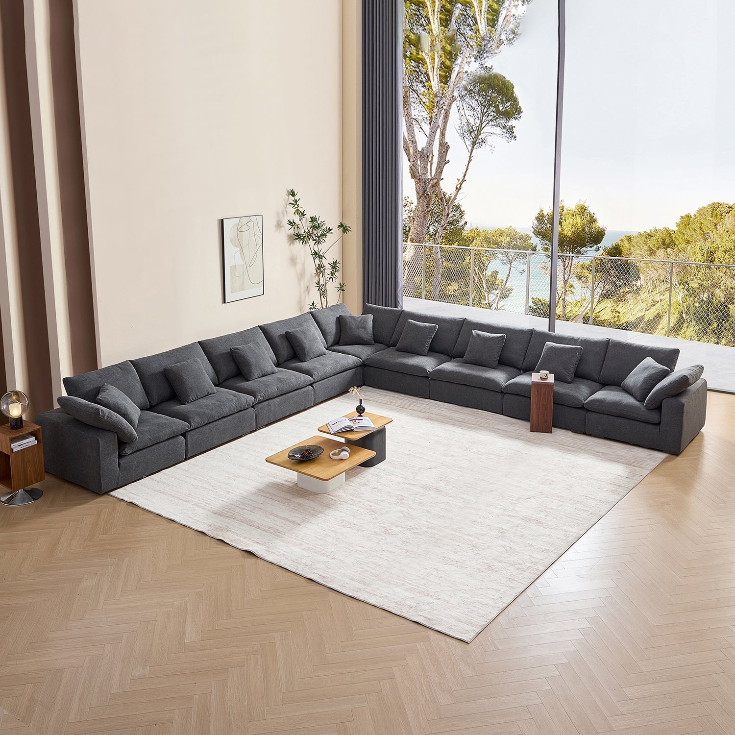 sectional - Tivoli Cloud L Sectional - MC - Mario Capasa