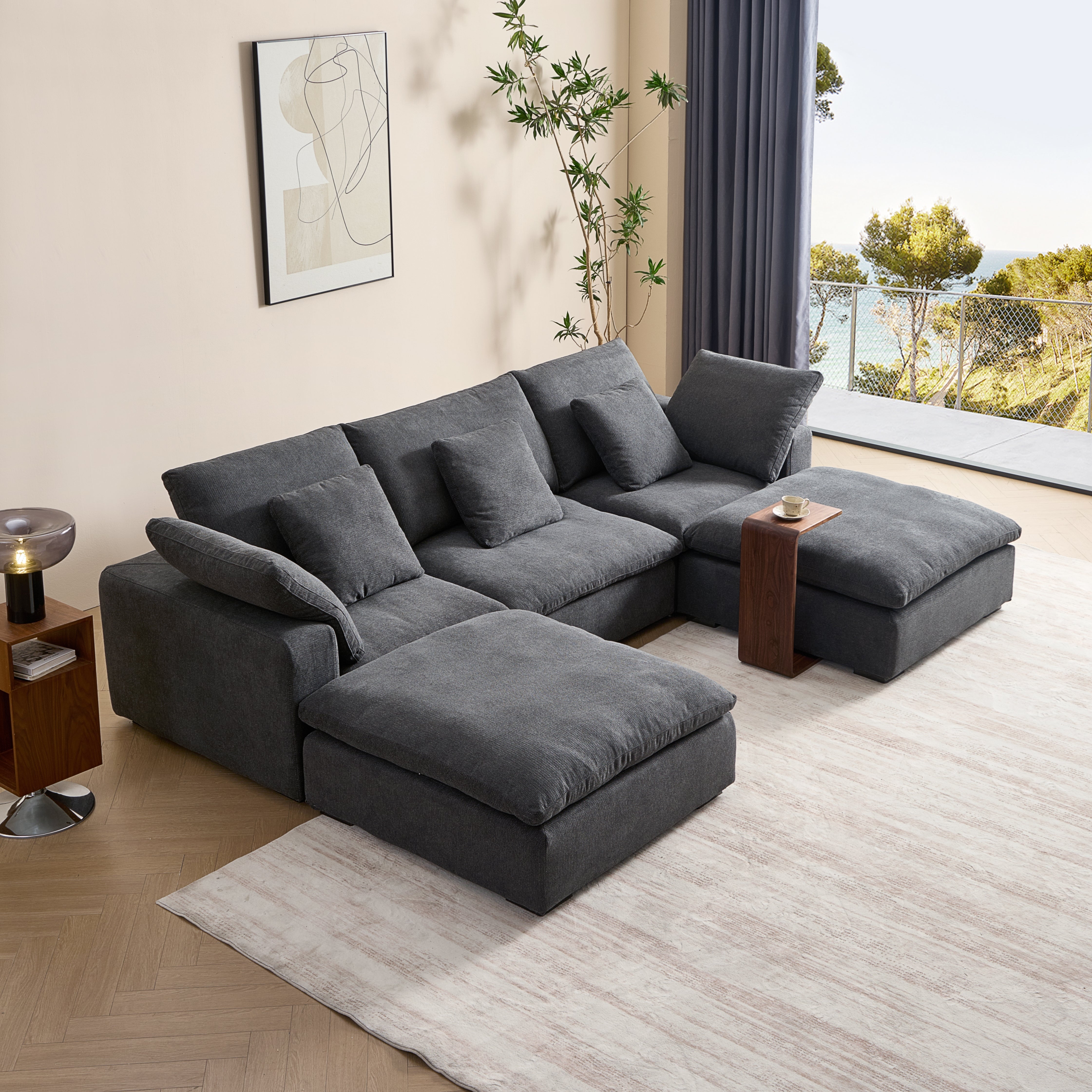 sectional - Tivoli Cloud U Sectional - MC - Mario Capasa