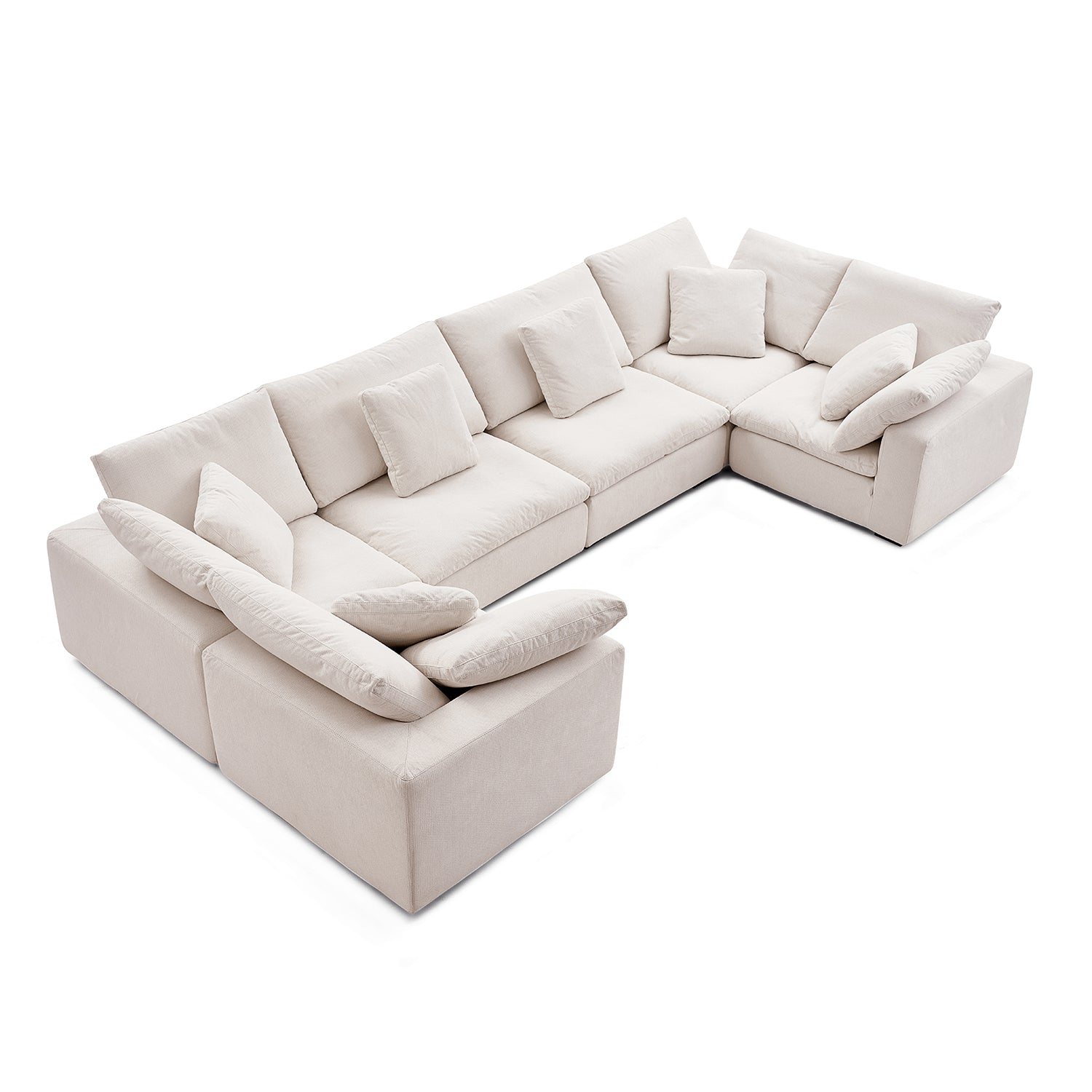 sectional - Tivoli Cloud U Closed Sectional - MC - Mario Capasa
