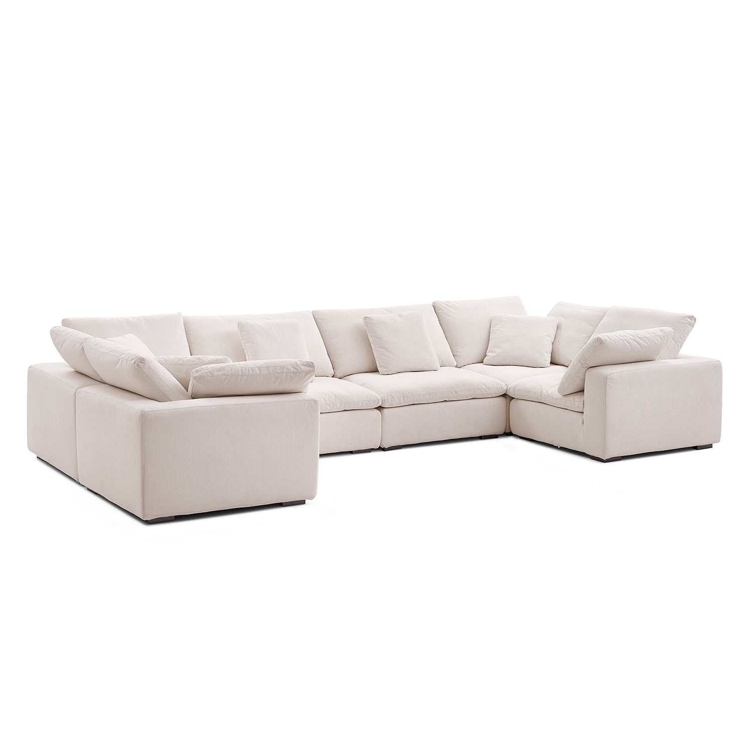sectional - Tivoli Cloud U Closed Sectional - MC - Mario Capasa