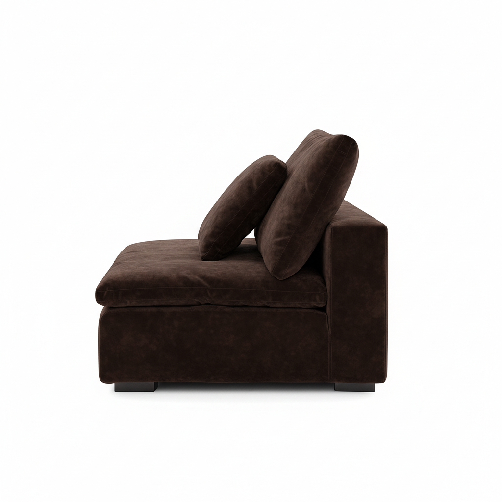 Modular - Tivoli Cloud Couch Armless Modular Seat - MC - Mario Capasa