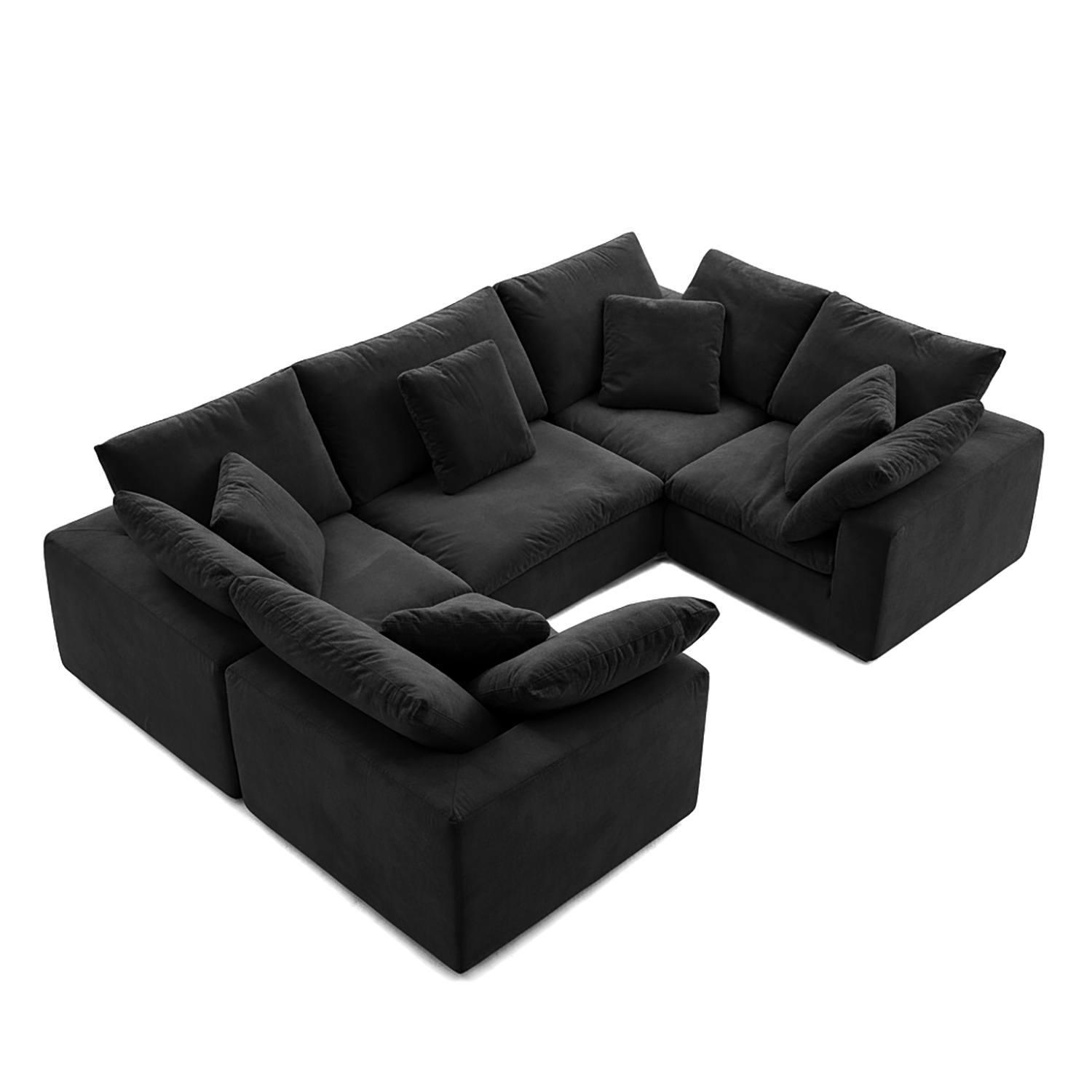 sectional - Tivoli Cloud U Closed Sectional - MC - Mario Capasa
