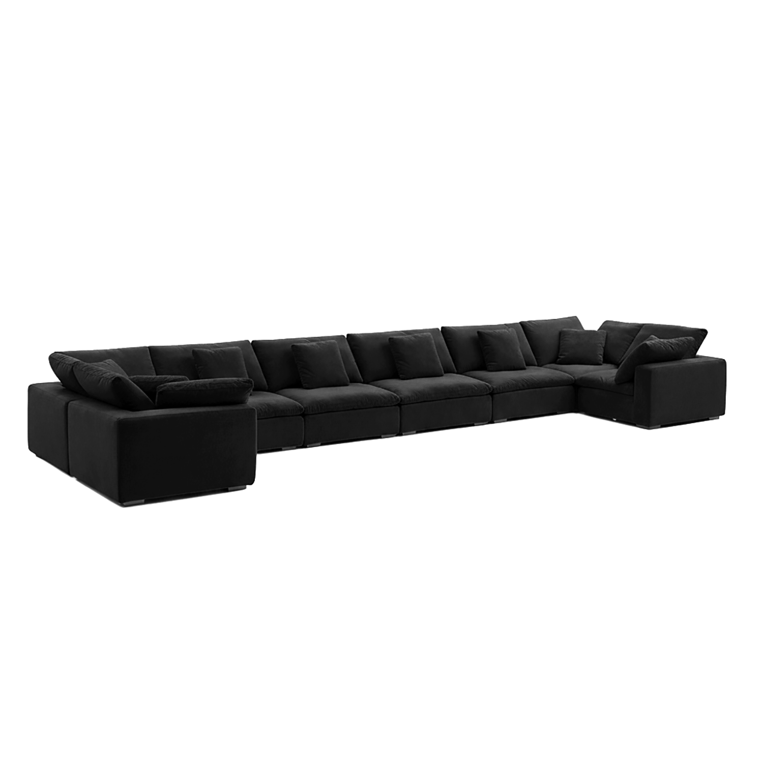 sectional - Tivoli Cloud U Closed Sectional - MC - Mario Capasa