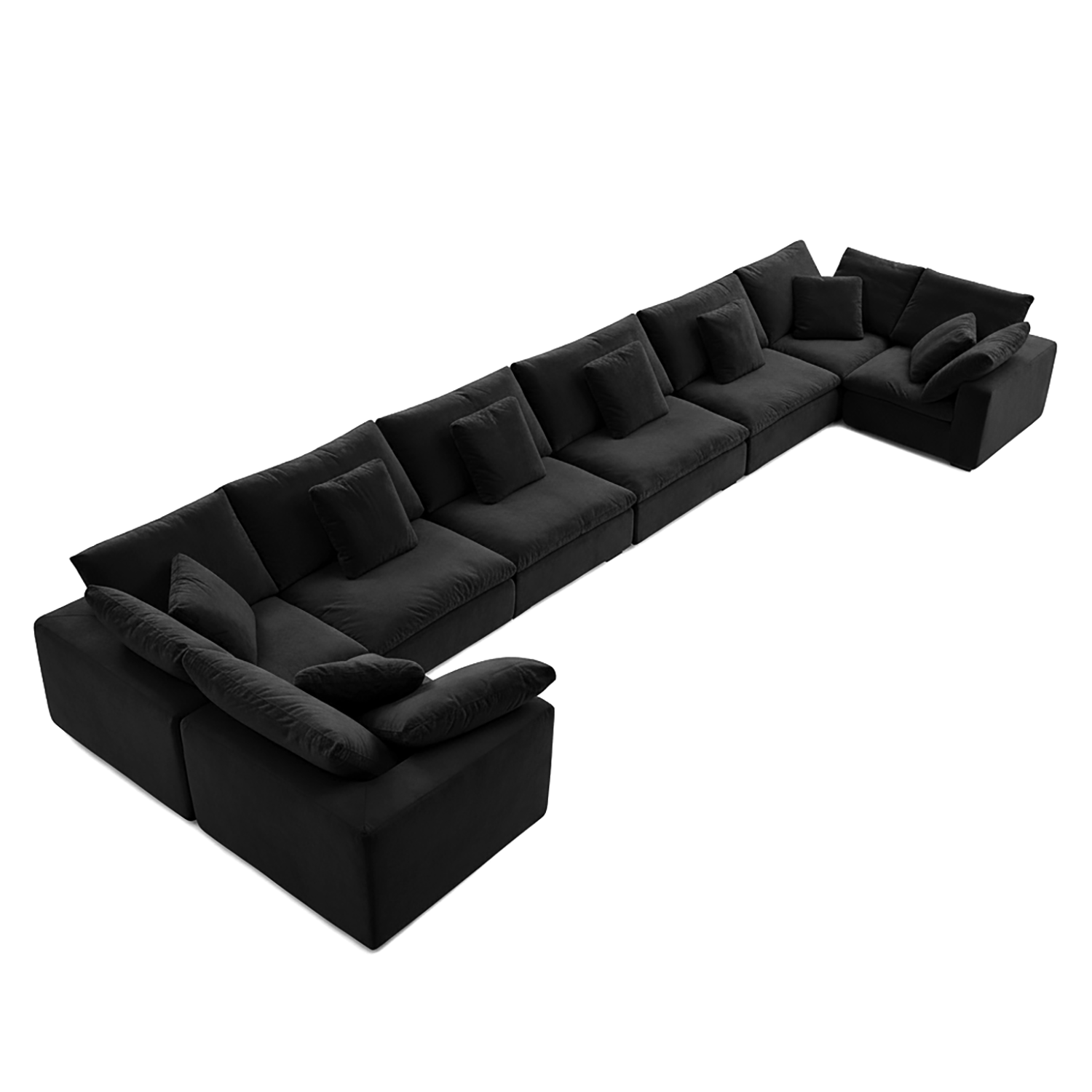 sectional - Tivoli Cloud U Closed Sectional - MC - Mario Capasa