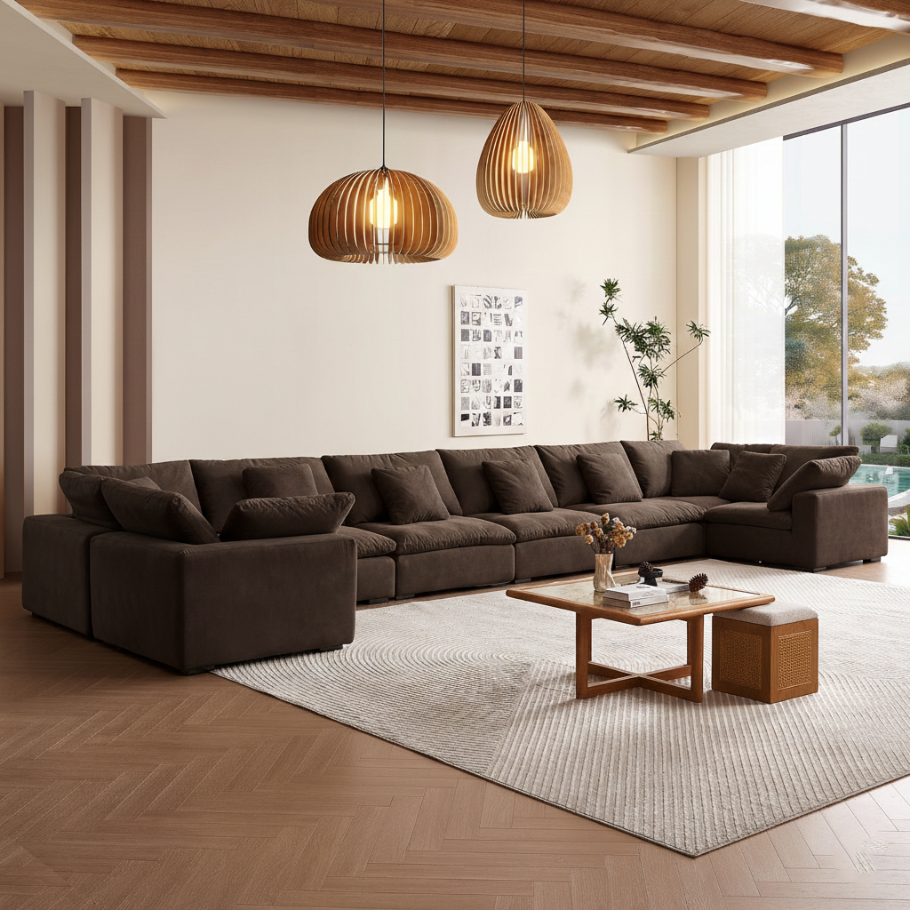 sectional - Tivoli Cloud U Closed Sectional - MC - Mario Capasa