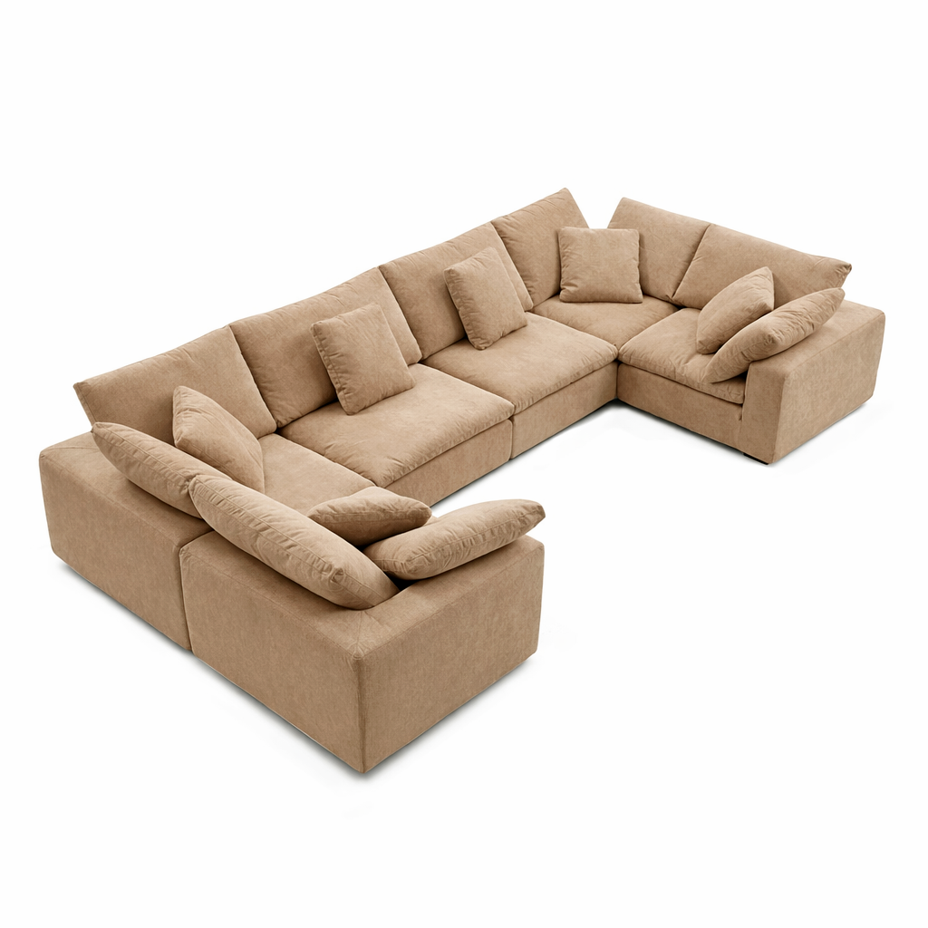 sectional - Tivoli Cloud U Closed Sectional - MC - Mario Capasa