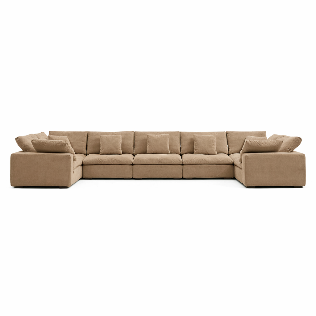 sectional - Tivoli Cloud U Closed Sectional - MC - Mario Capasa