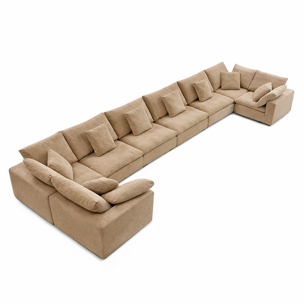 sectional - Tivoli Cloud U Closed Sectional - MC - Mario Capasa