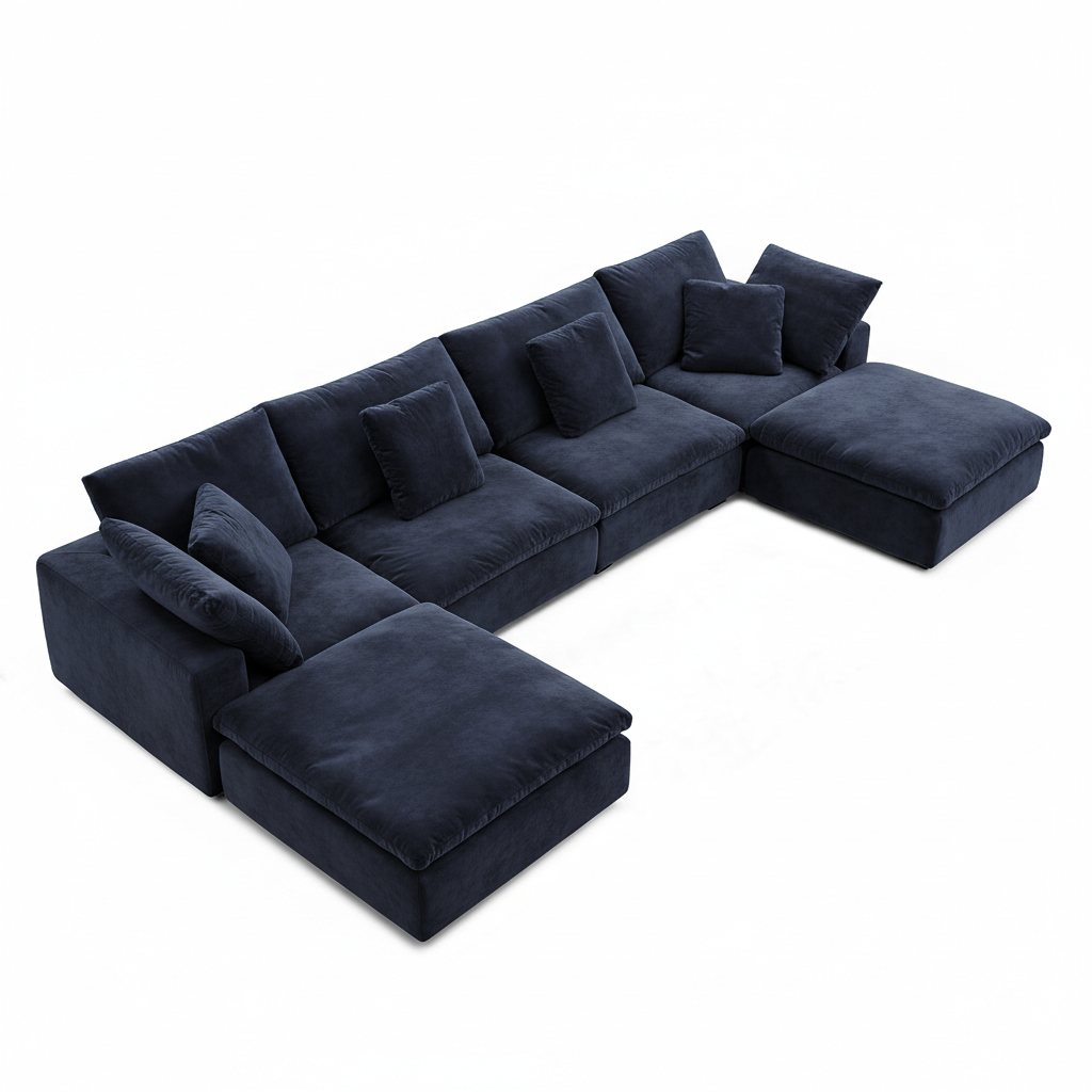 sectional - Tivoli Cloud U Sectional - MC - Mario Capasa