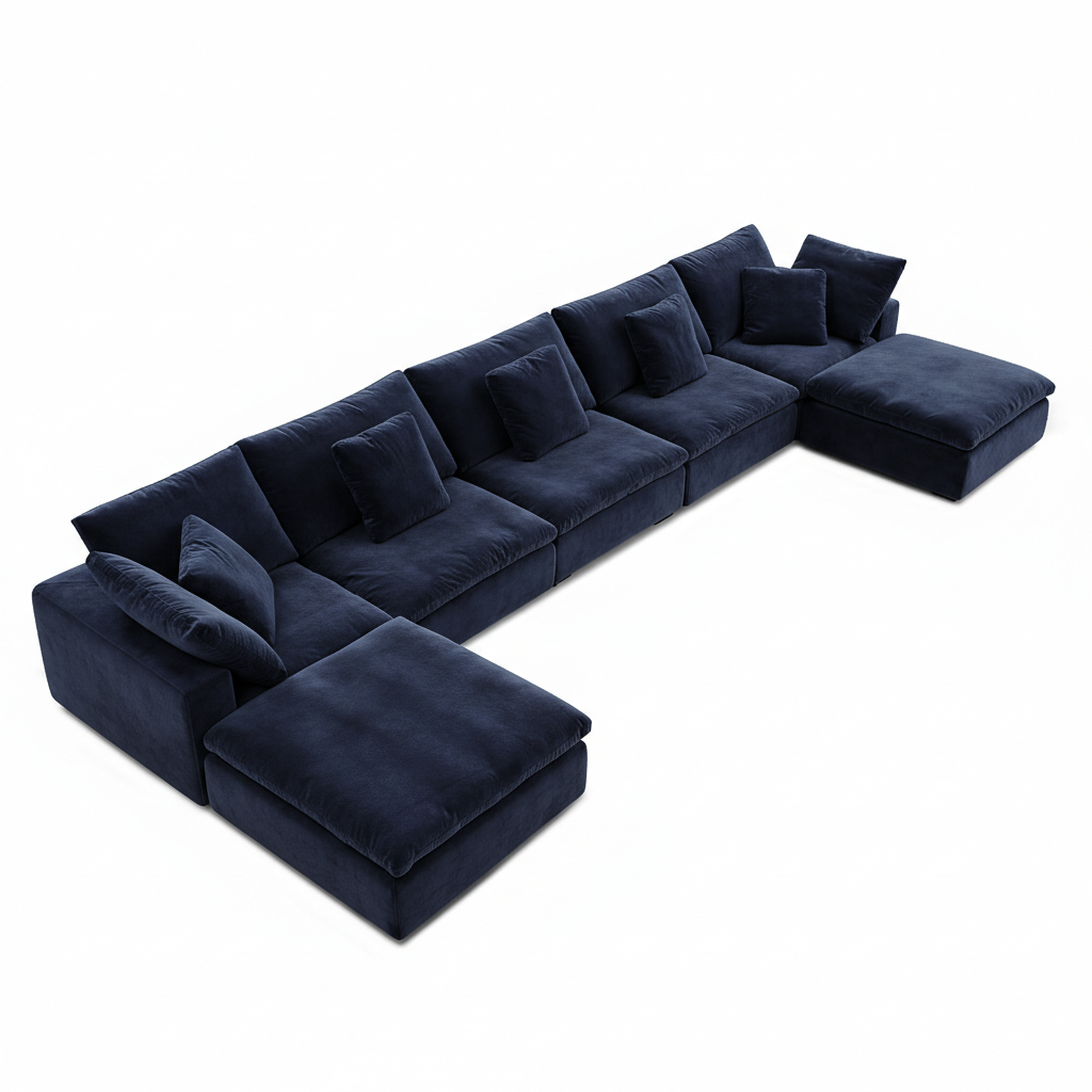 sectional - Tivoli Cloud U Sectional - MC - Mario Capasa