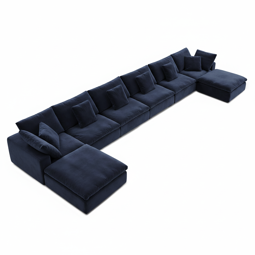 sectional - Tivoli Cloud U Sectional - MC - Mario Capasa