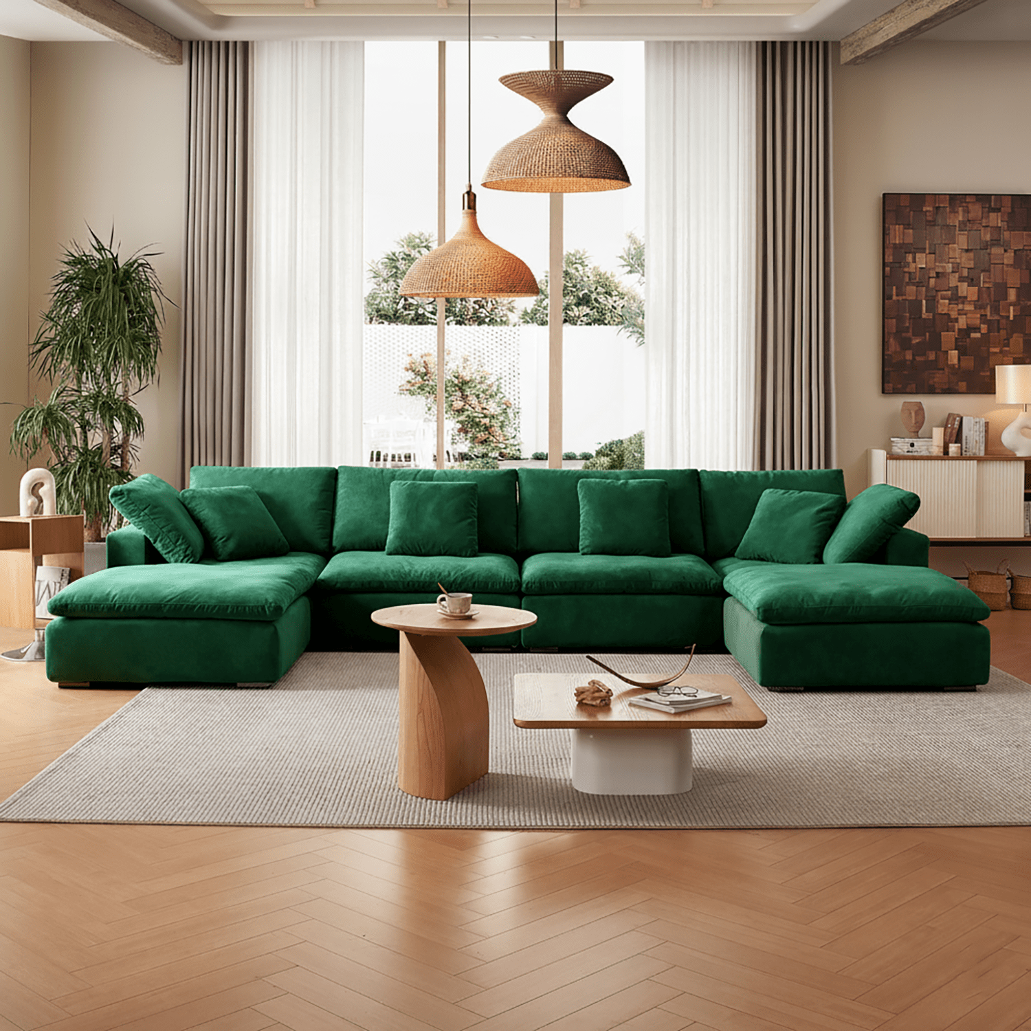 sectional - Tivoli Cloud U Sectional - MC - Mario Capasa